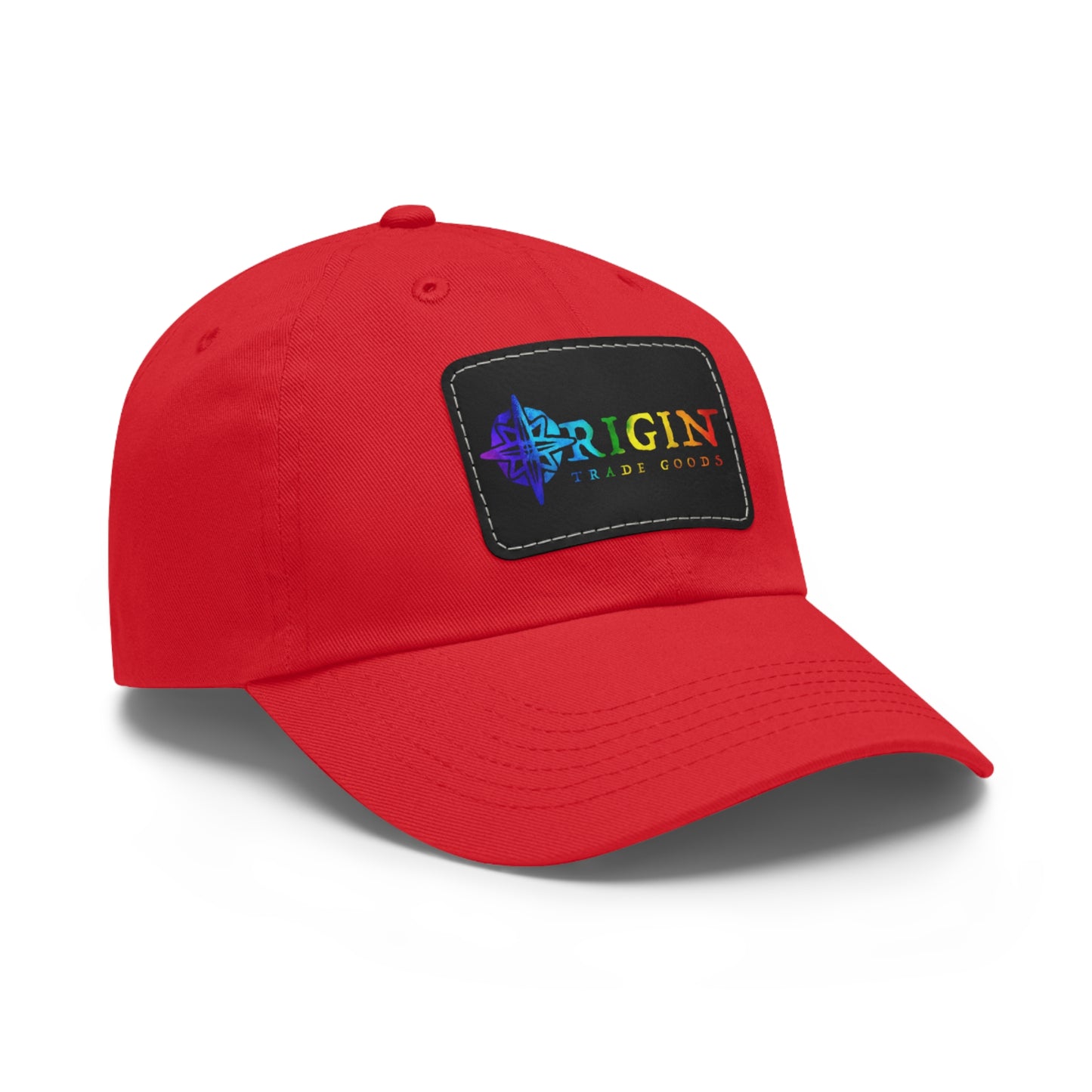 Dad Hat with Leather Patch (Rectangle) | Origin Trade Goods Color Blast