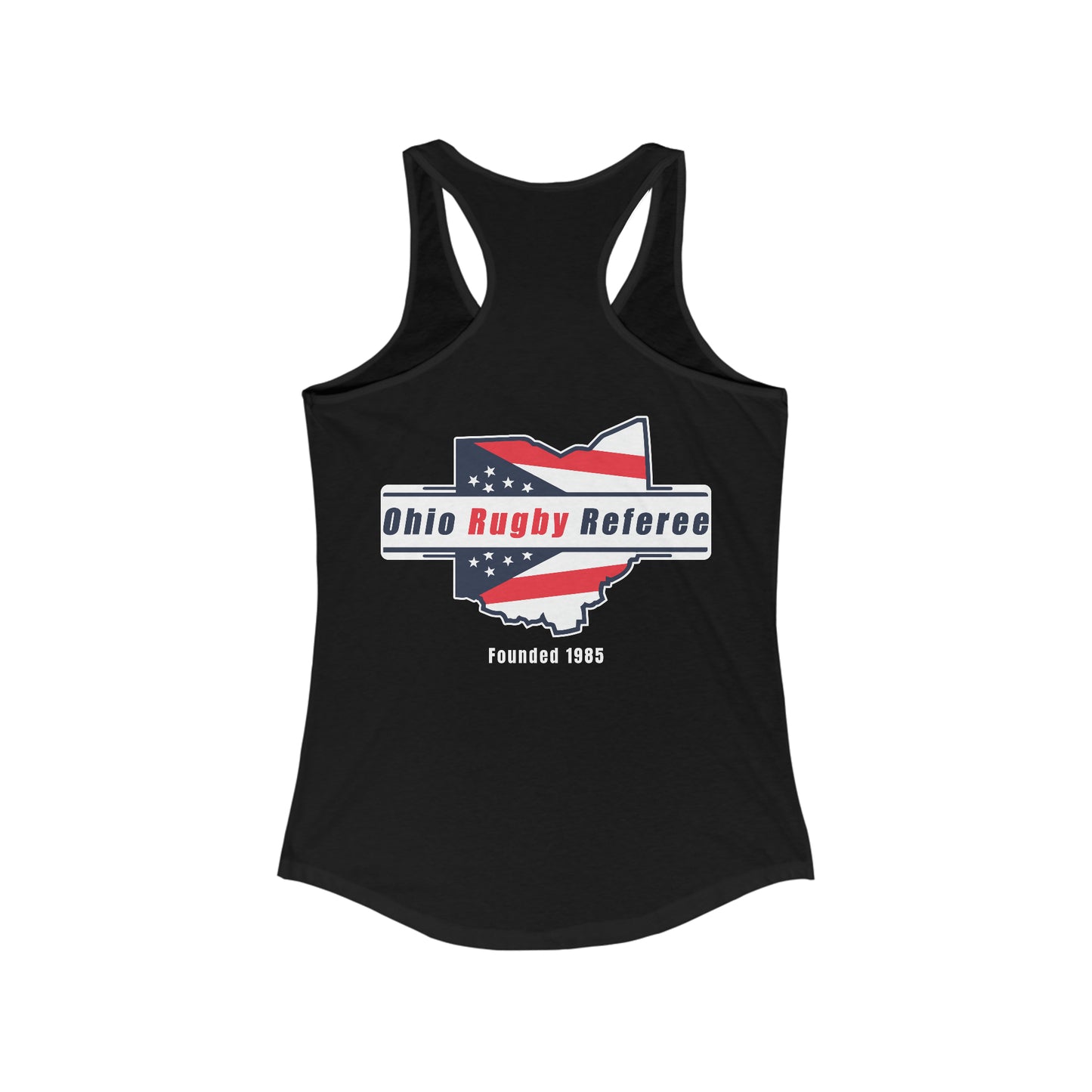 Women's Racerback Tank | Ohio Rugby Referee Society