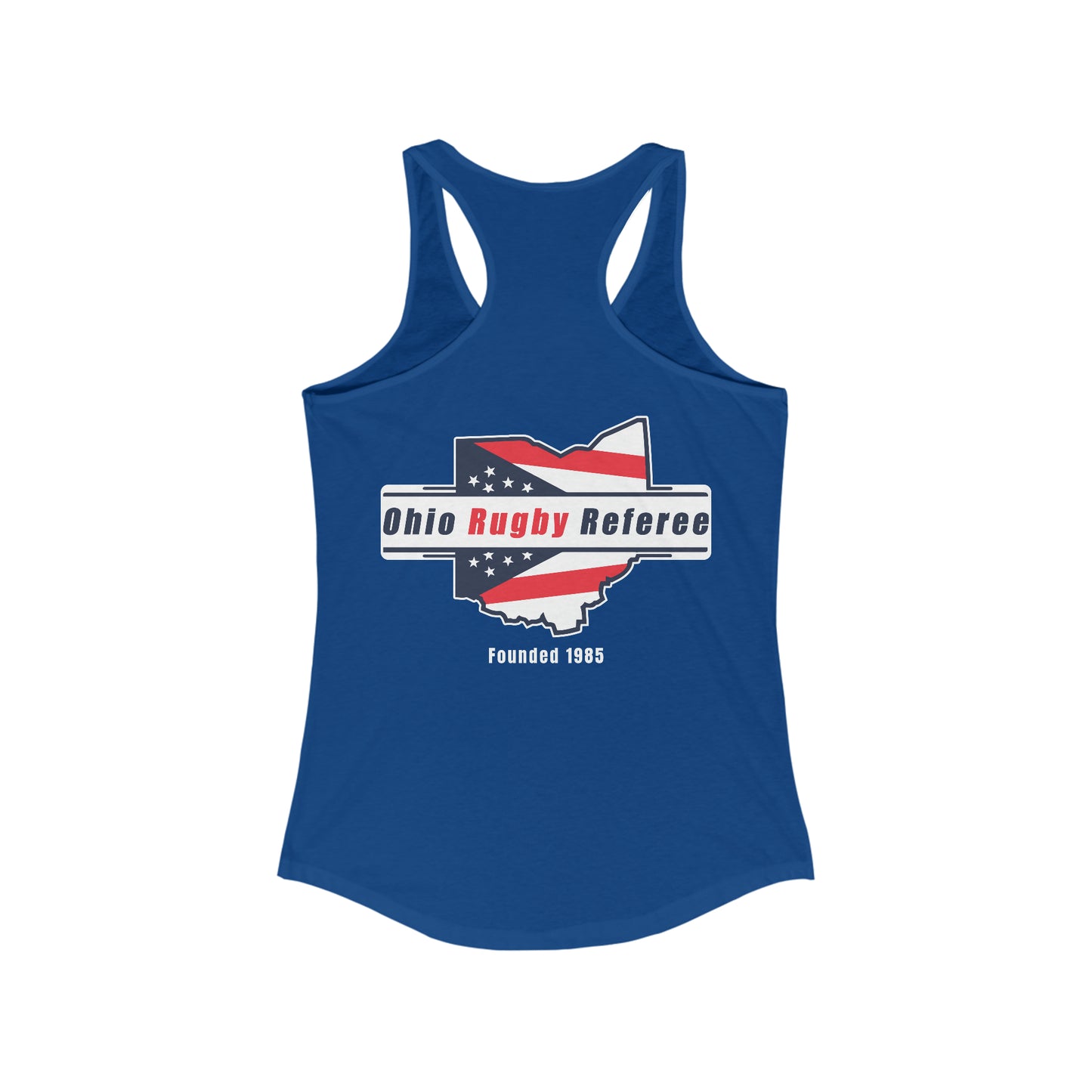 Women's Racerback Tank | Ohio Rugby Referee Society