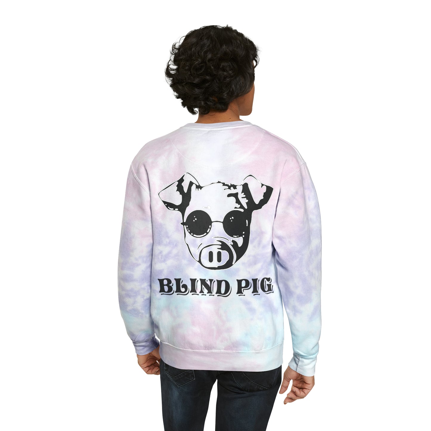Unisex Comfort Colors Tie-Dye Crewneck Sweatshirt | The Blind Pig Glasses