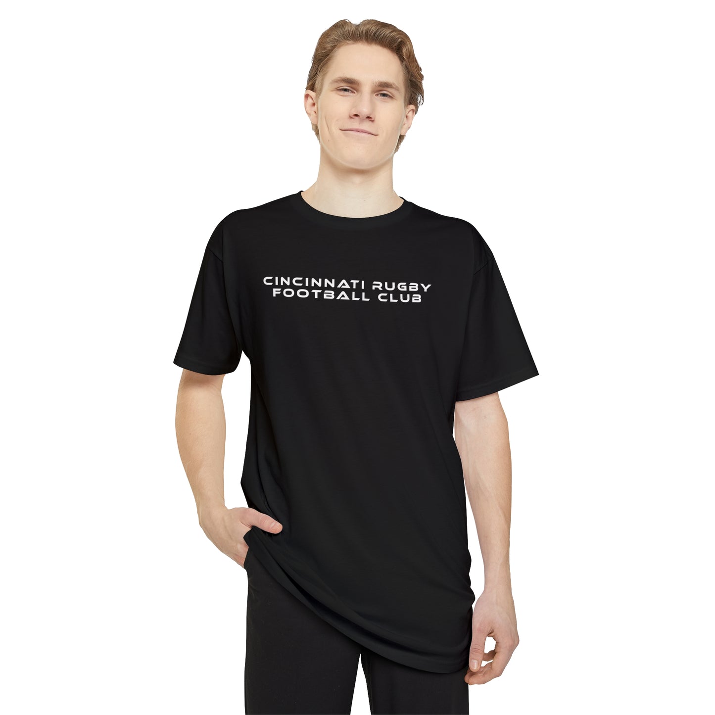 Unisex Long Body Urban Tee | CRFC Cincinnati Wolfhounds White Crest