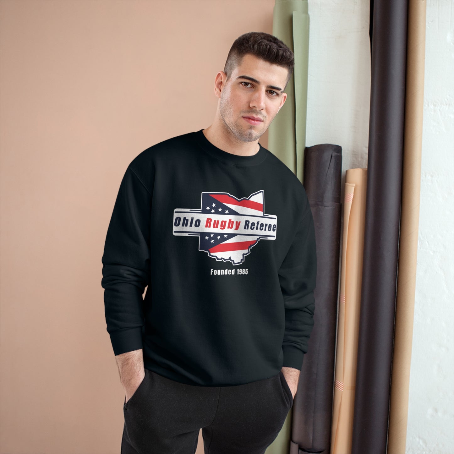 Champion Crewneck Sweatshirt | Ohio Rugby Referee Society