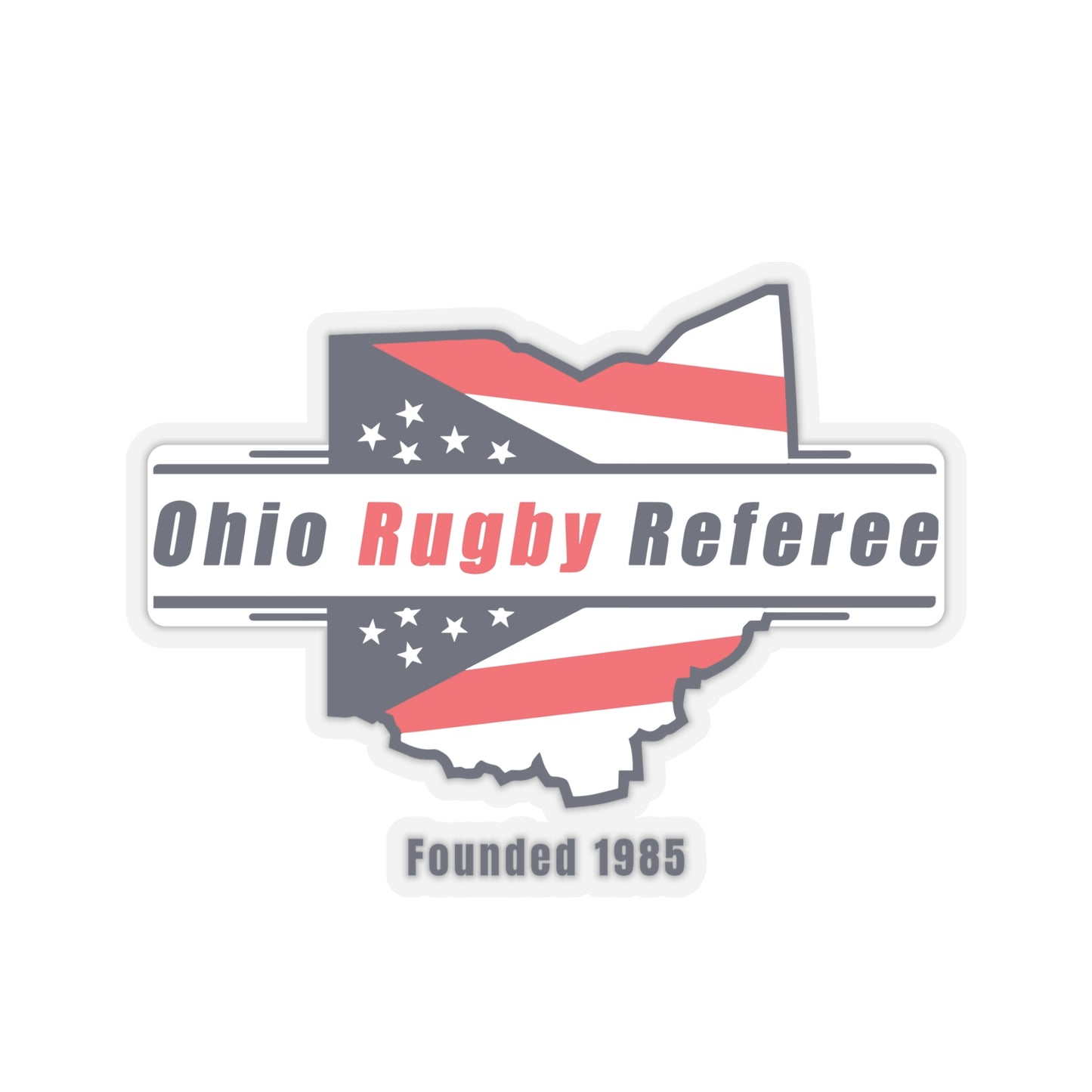 Die Cut Stickers | Ohio Rugby Referee Society
