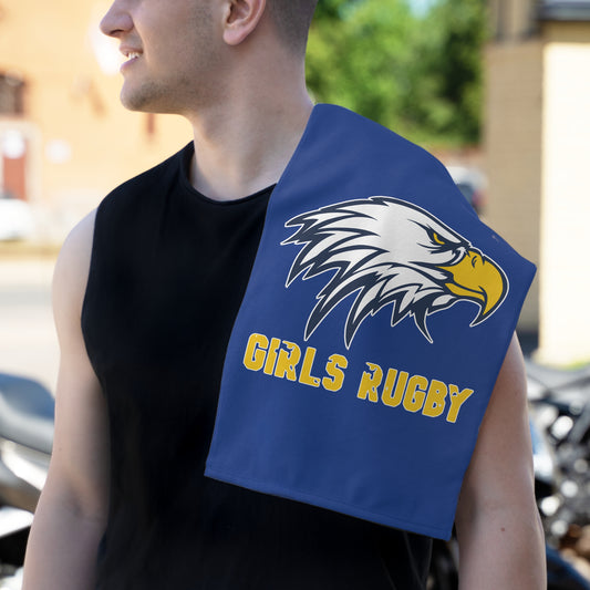 Rally Towel 11"x18" (Or Hand Towel) | Cincinnati Girls Rugby Logo Color