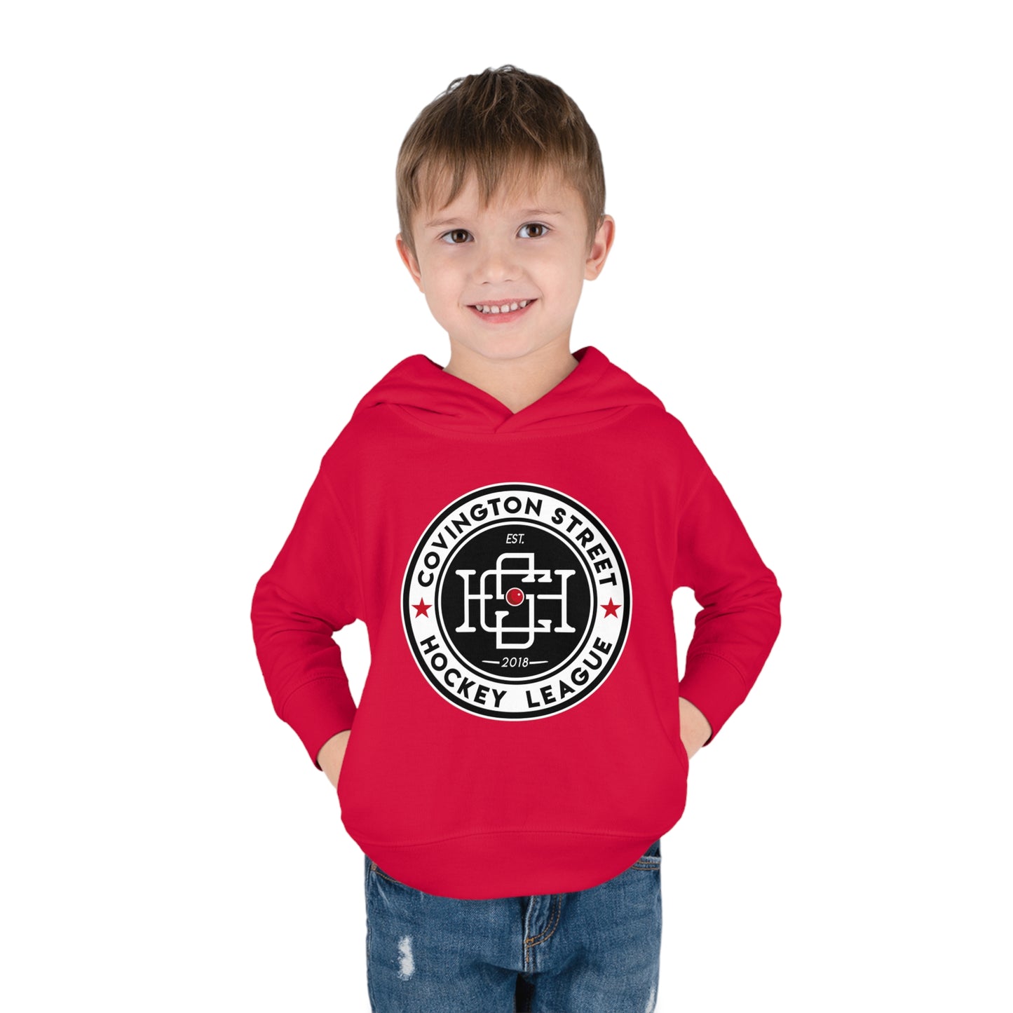 Toddler Pullover Fleece Hoodie | CSHL Logo
