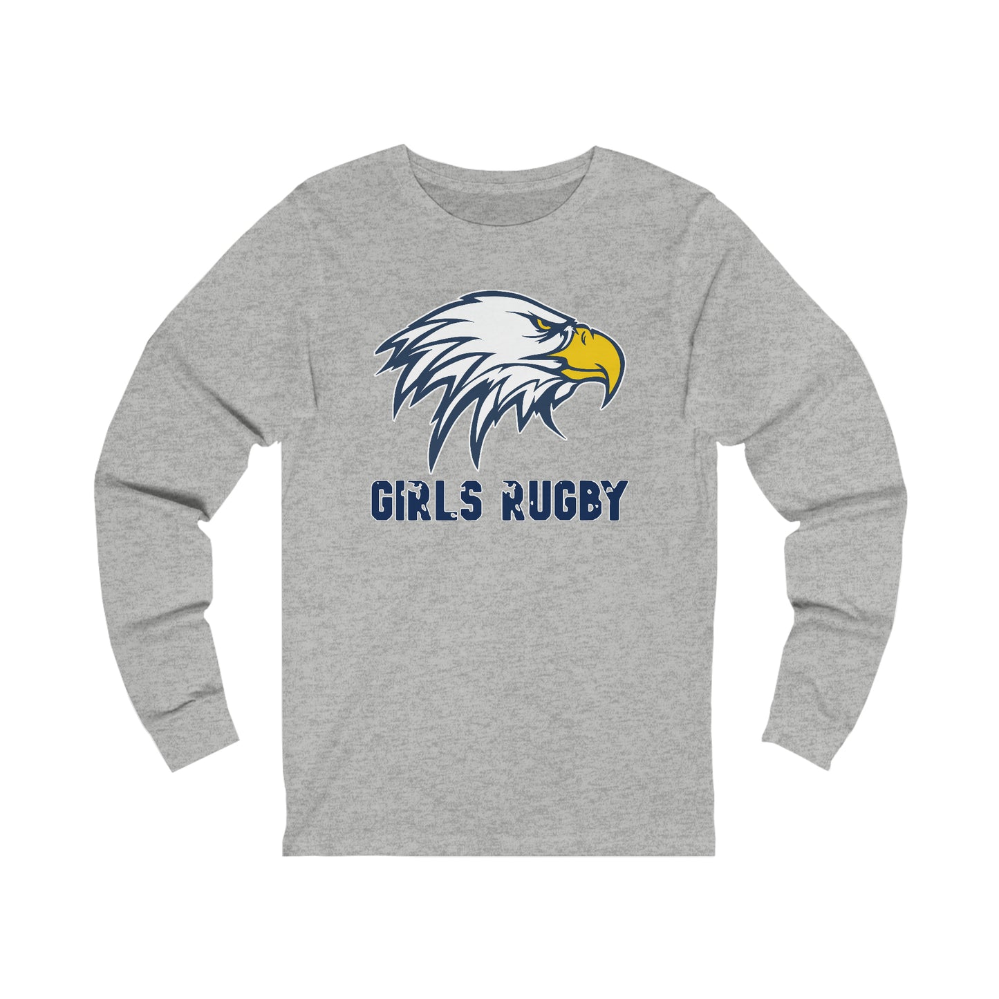 Unisex Jersey Long Sleeve Tee | Cincinnati Girls Rugby Logo Color