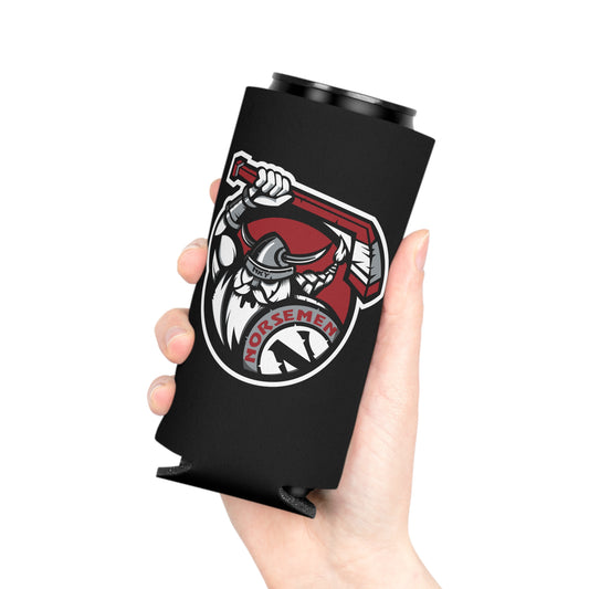 Black Coozie (Reg. & Thin) | Norsemen Hockey Color Logo