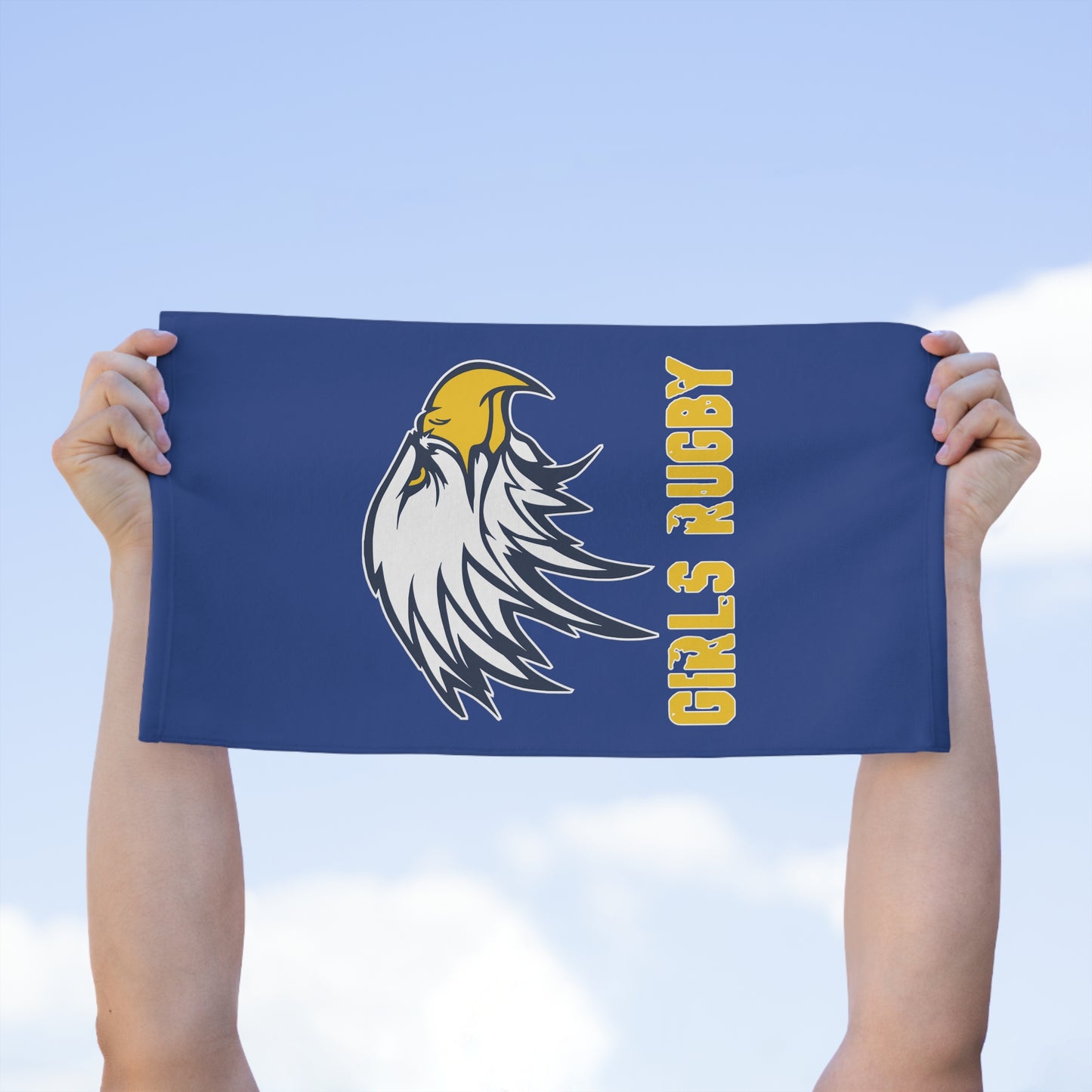Rally Towel 11"x18" (Or Hand Towel) | Cincinnati Girls Rugby Logo Color