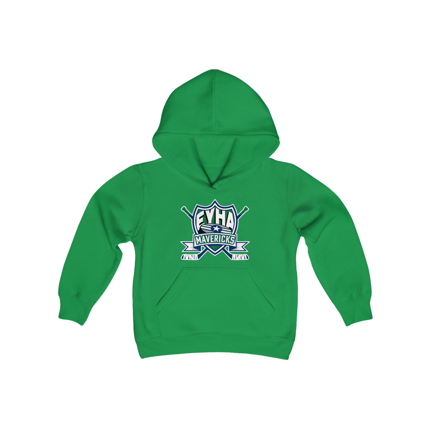 Youth Heavy Blend Hooded Sweatshirt | EYHA Mavericks