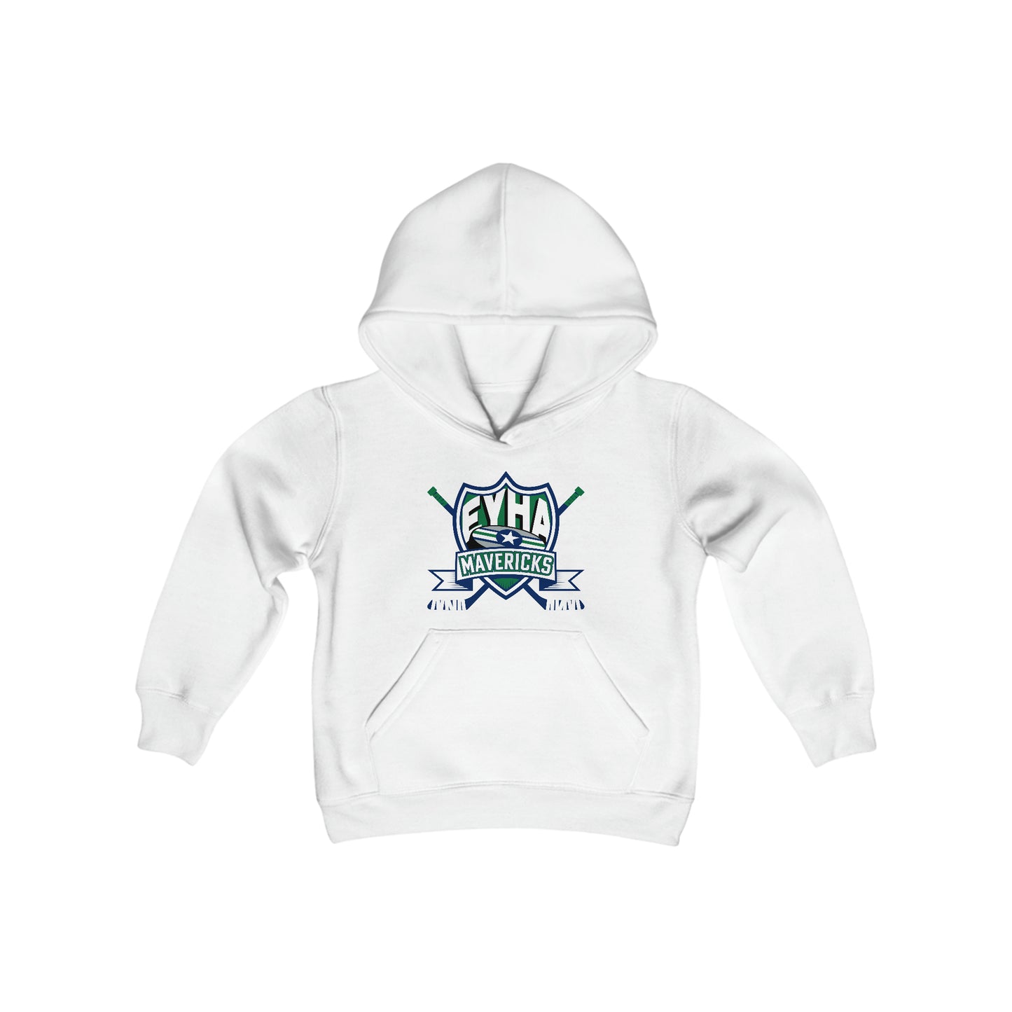 Youth Heavy Blend Hooded Sweatshirt | EYHA Mavericks