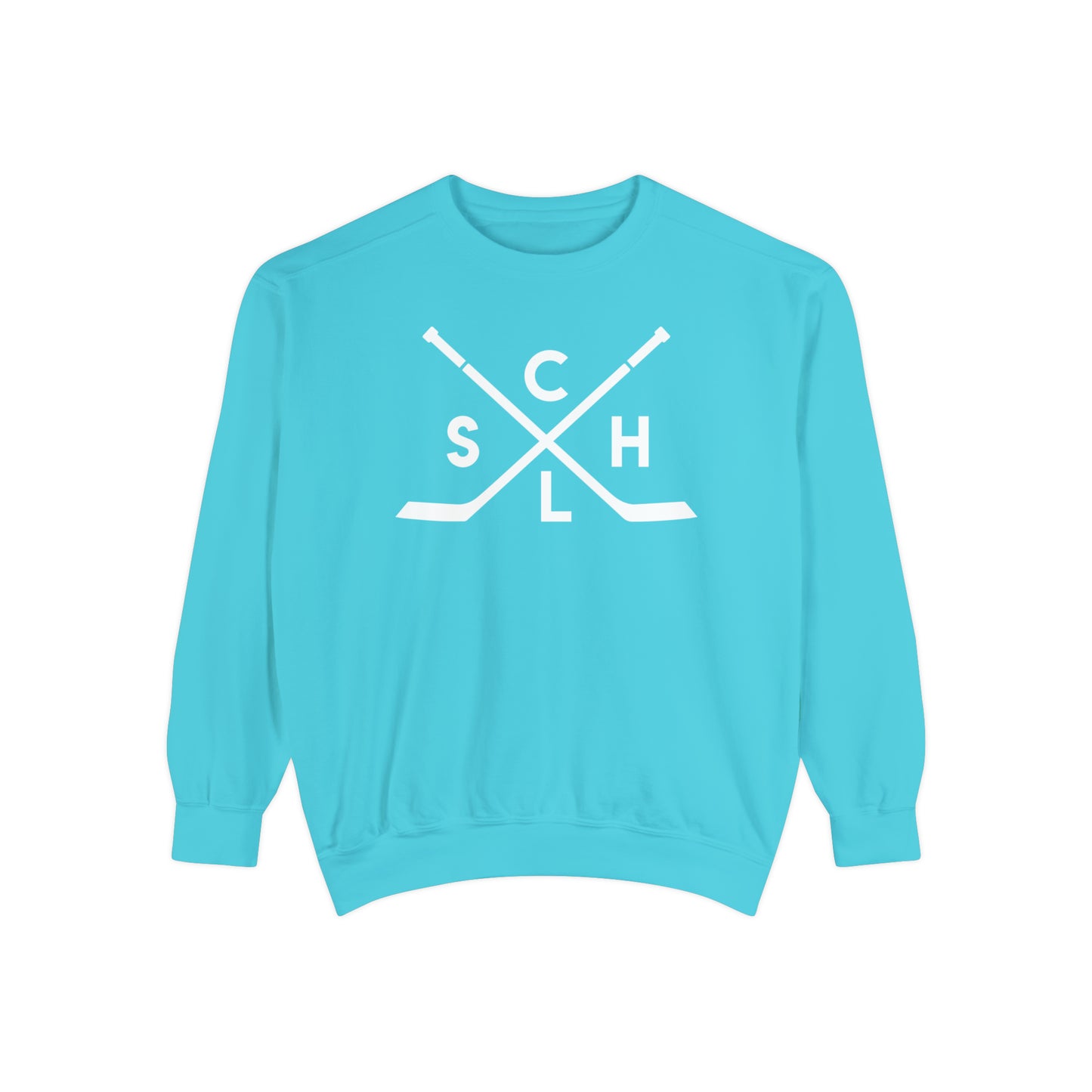 Unisex Comfort Colors Crewneck Sweatshirt | CSHL X-Sticks