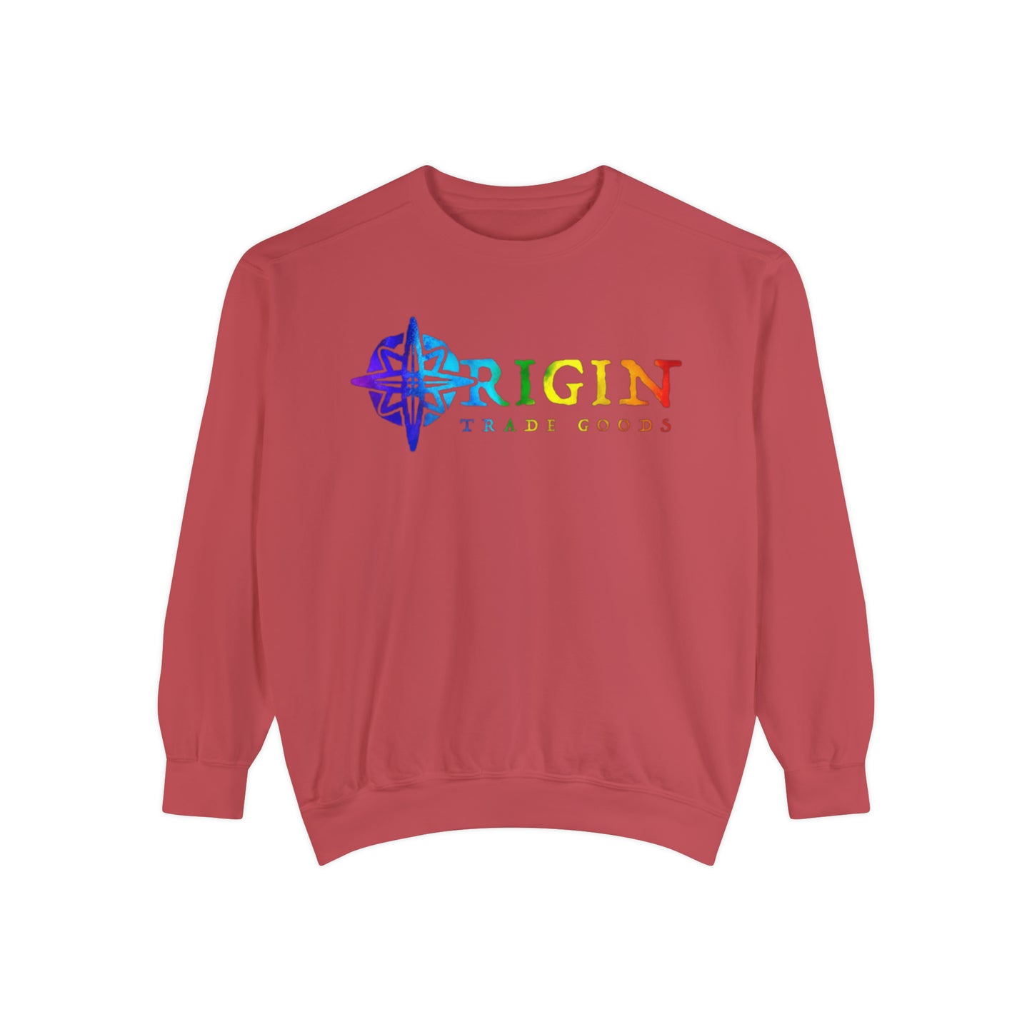Unisex Comfort Colors Crewneck Sweatshirt | Origin Trade Goods Color Blast