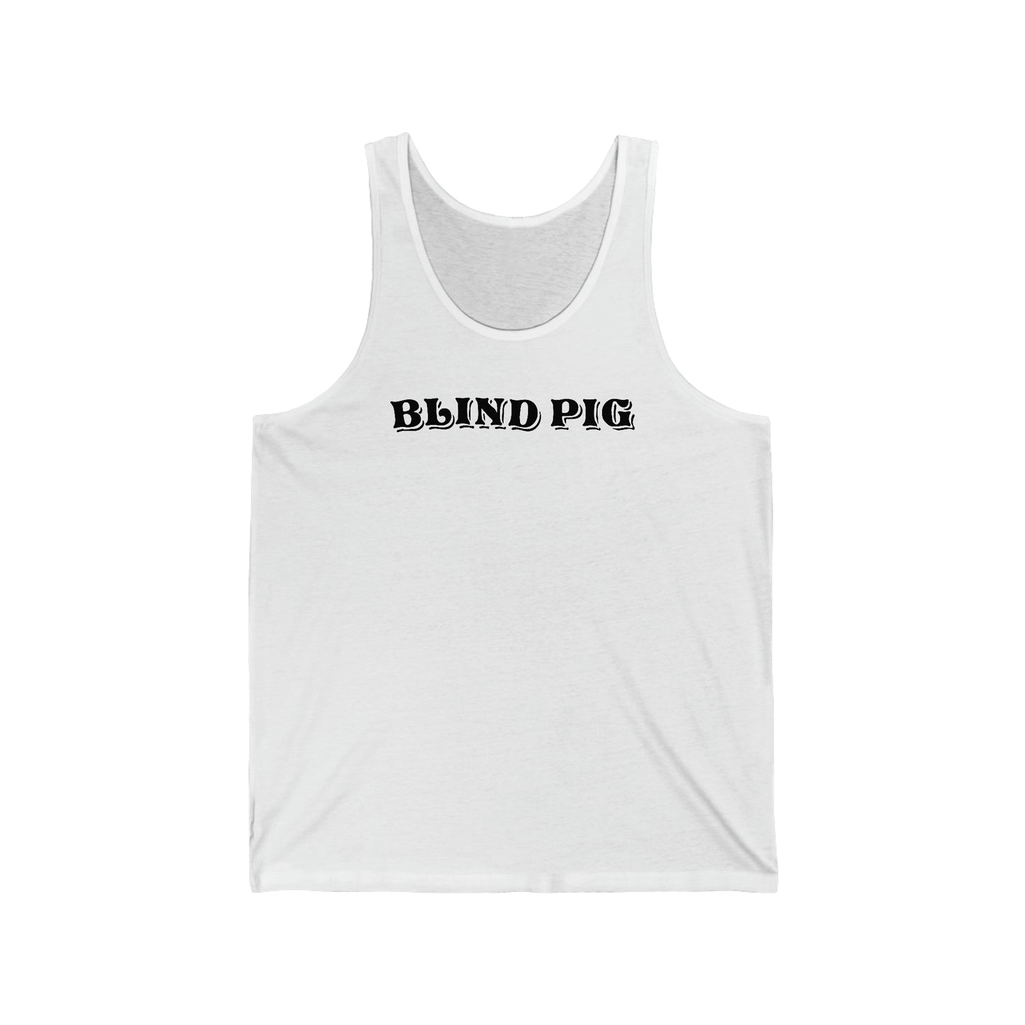 Unisex Jersey Tank | The Blind Pig Glasses