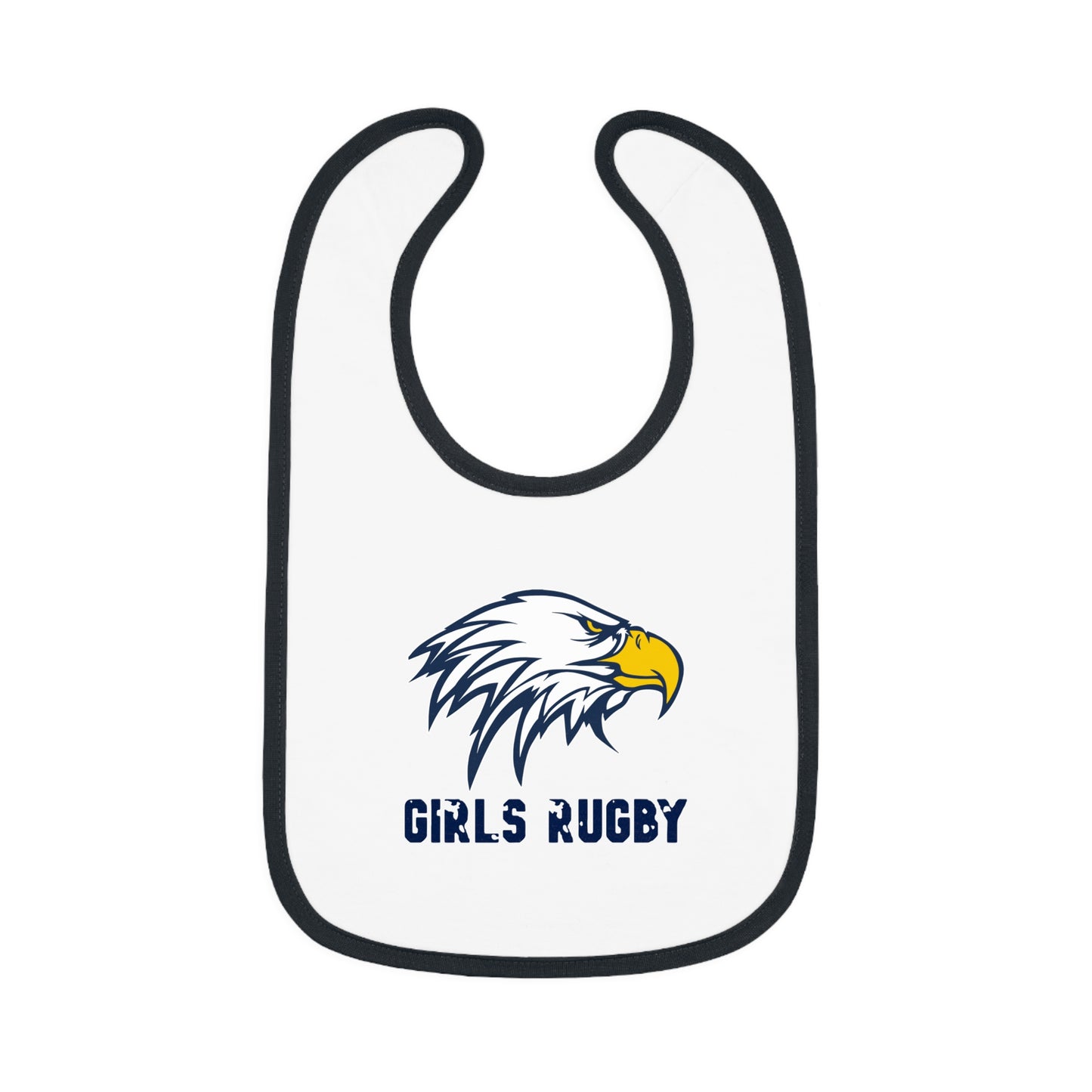 Baby Bib | Cincinnati Girls Rugby Logo Color