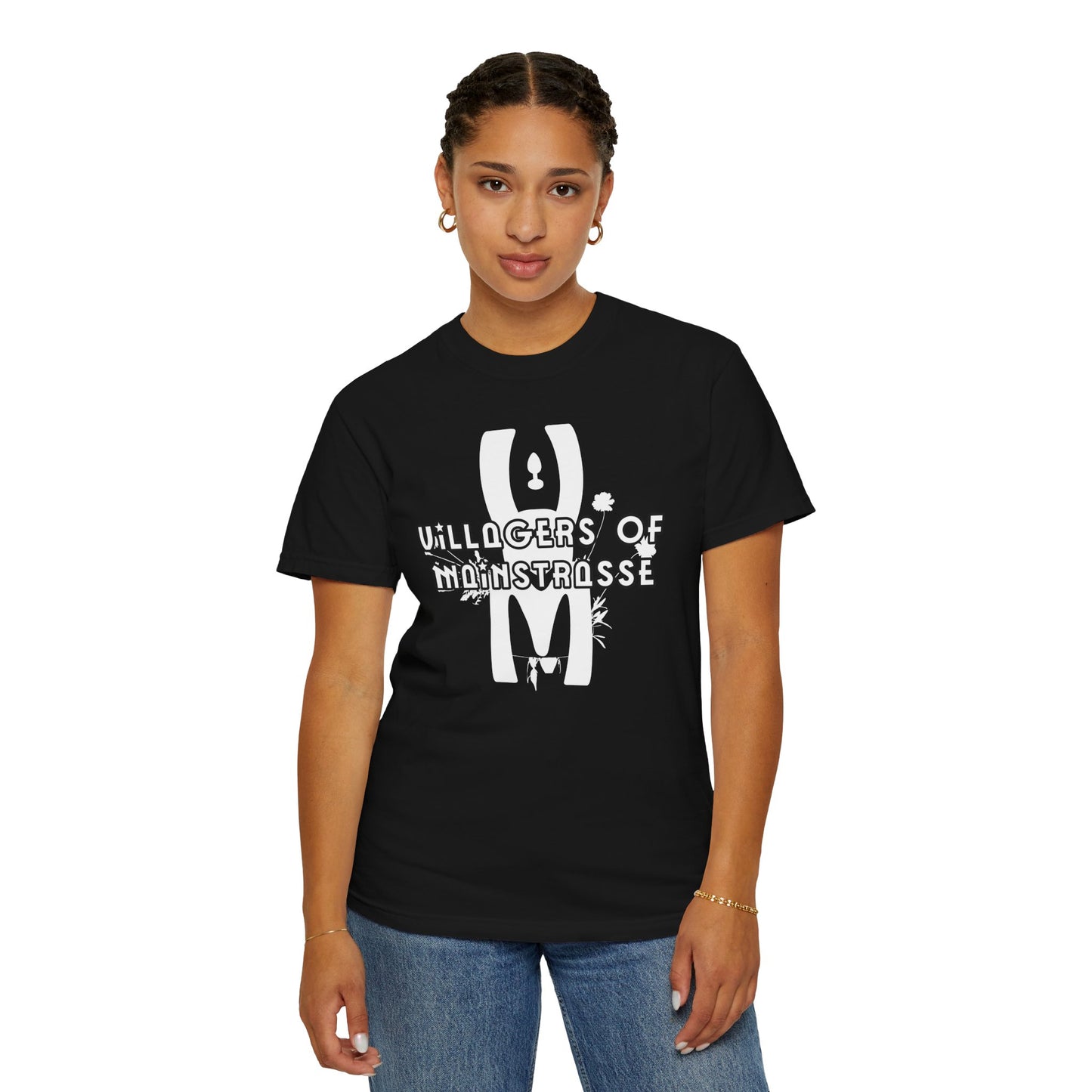 Unisex Comfort Colors T-shirt | Villagers of Mainstrasse VOM Words w/ Sights