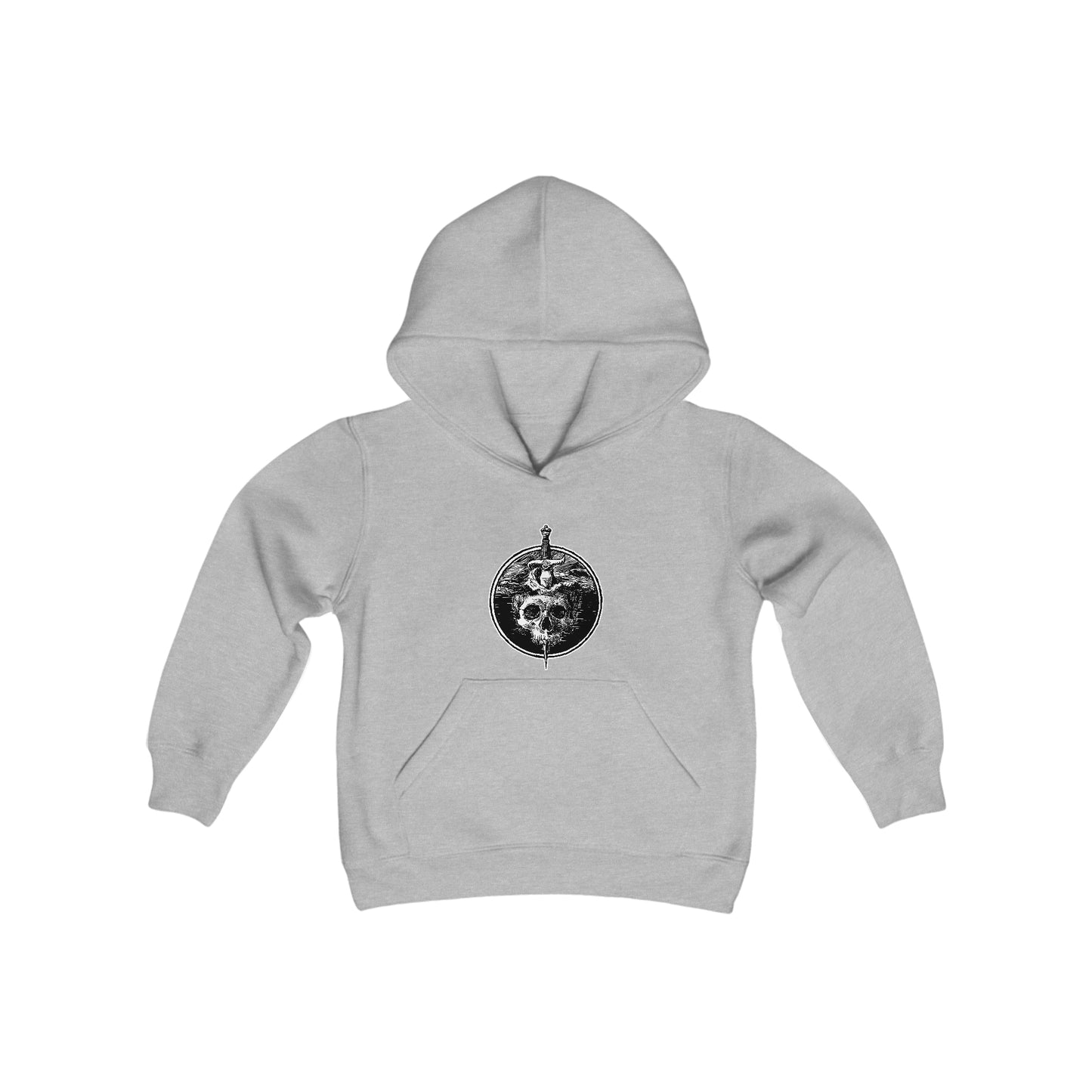Unisex Youth Heavy Blend Hooded Sweatshirt | Sea of Treachery Sigil