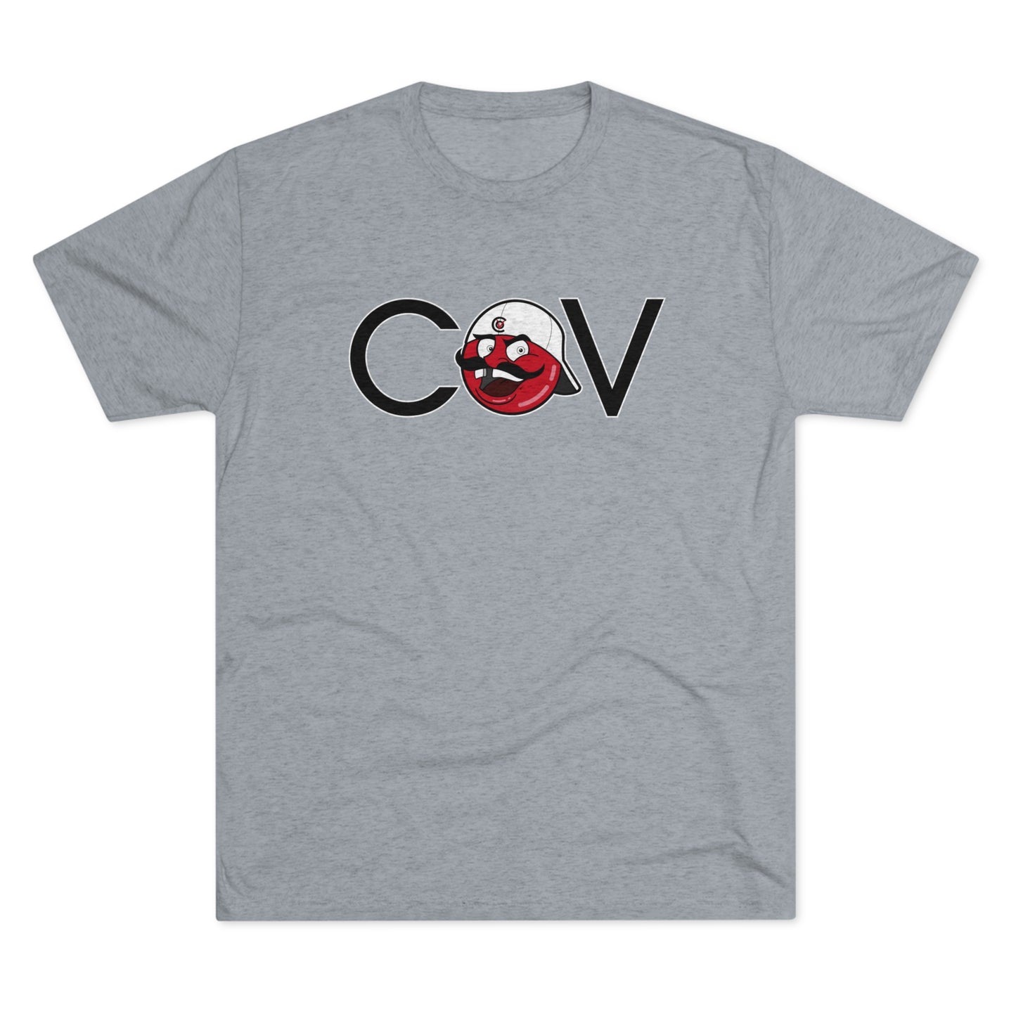Unisex Tri-Blend Crew Tee | CSHL The COV Red Ball