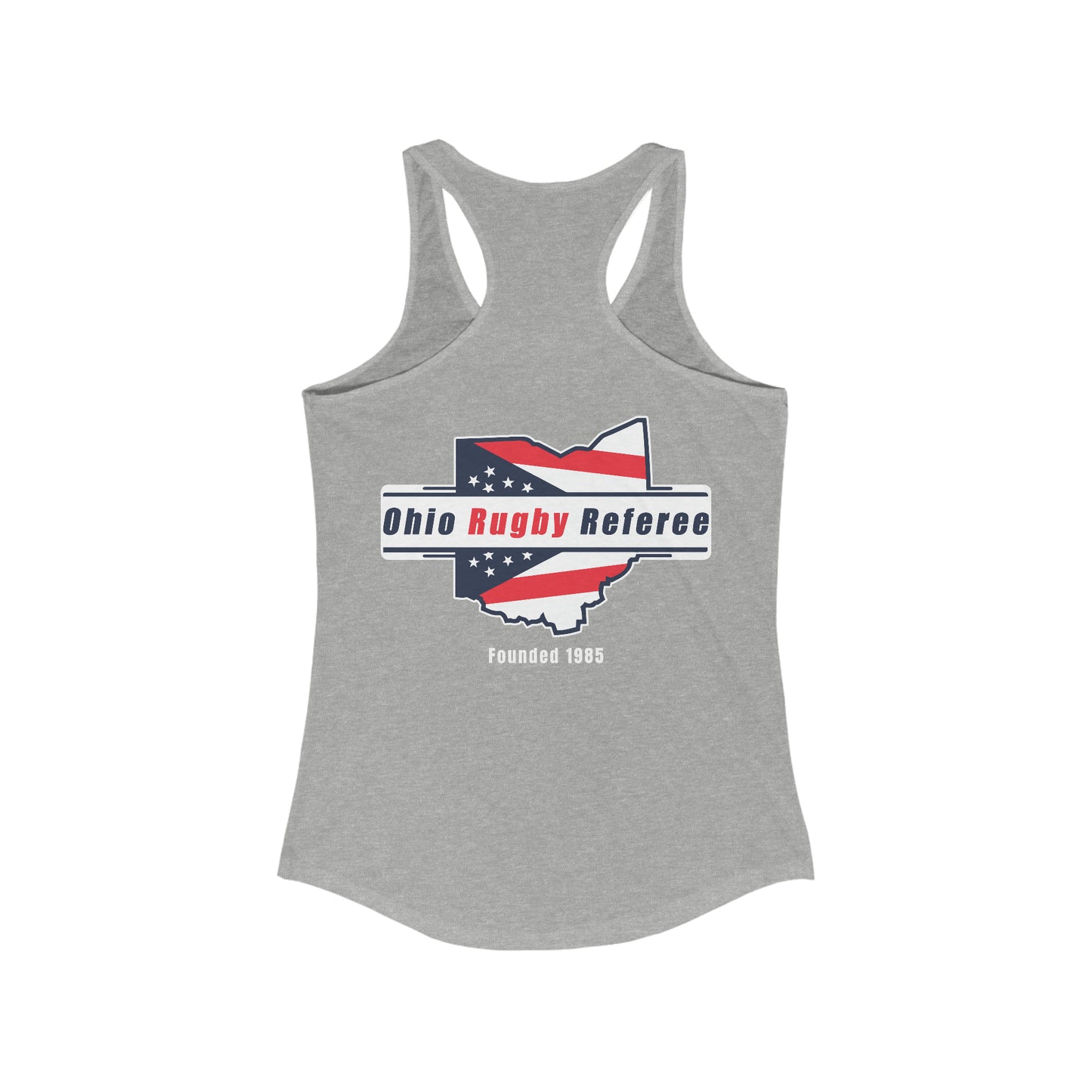 Women's Racerback Tank | Ohio Rugby Referee Society
