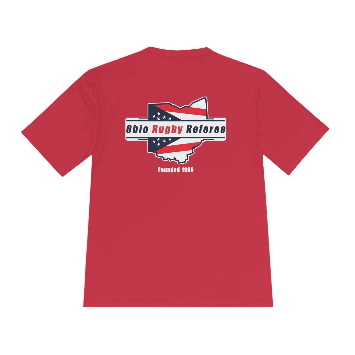 Unisex Moisture Wicking Tee | Ohio Rugby Referee Society