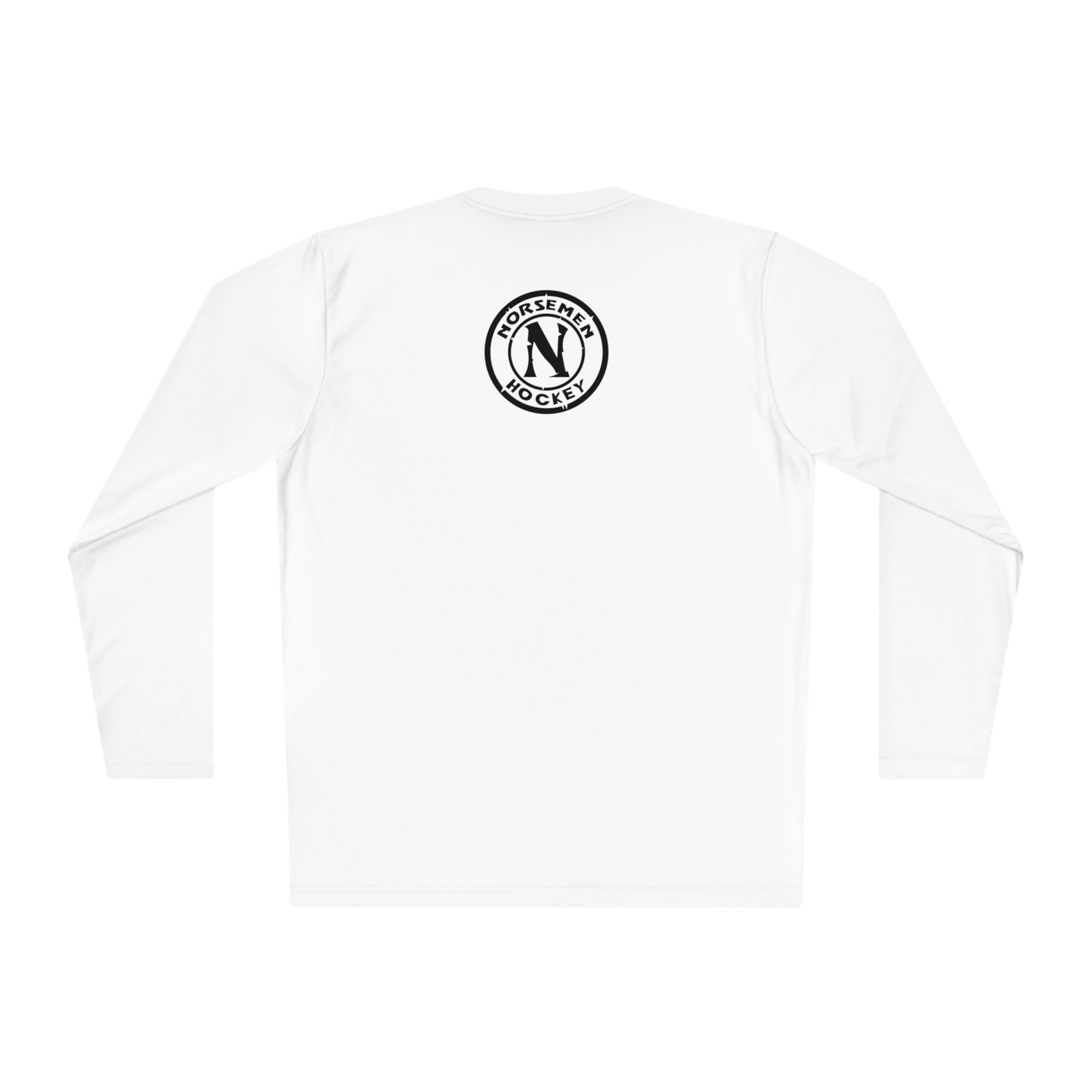 Wicking Unisex Long Sleeve | Norsemen Hockey Black Logo