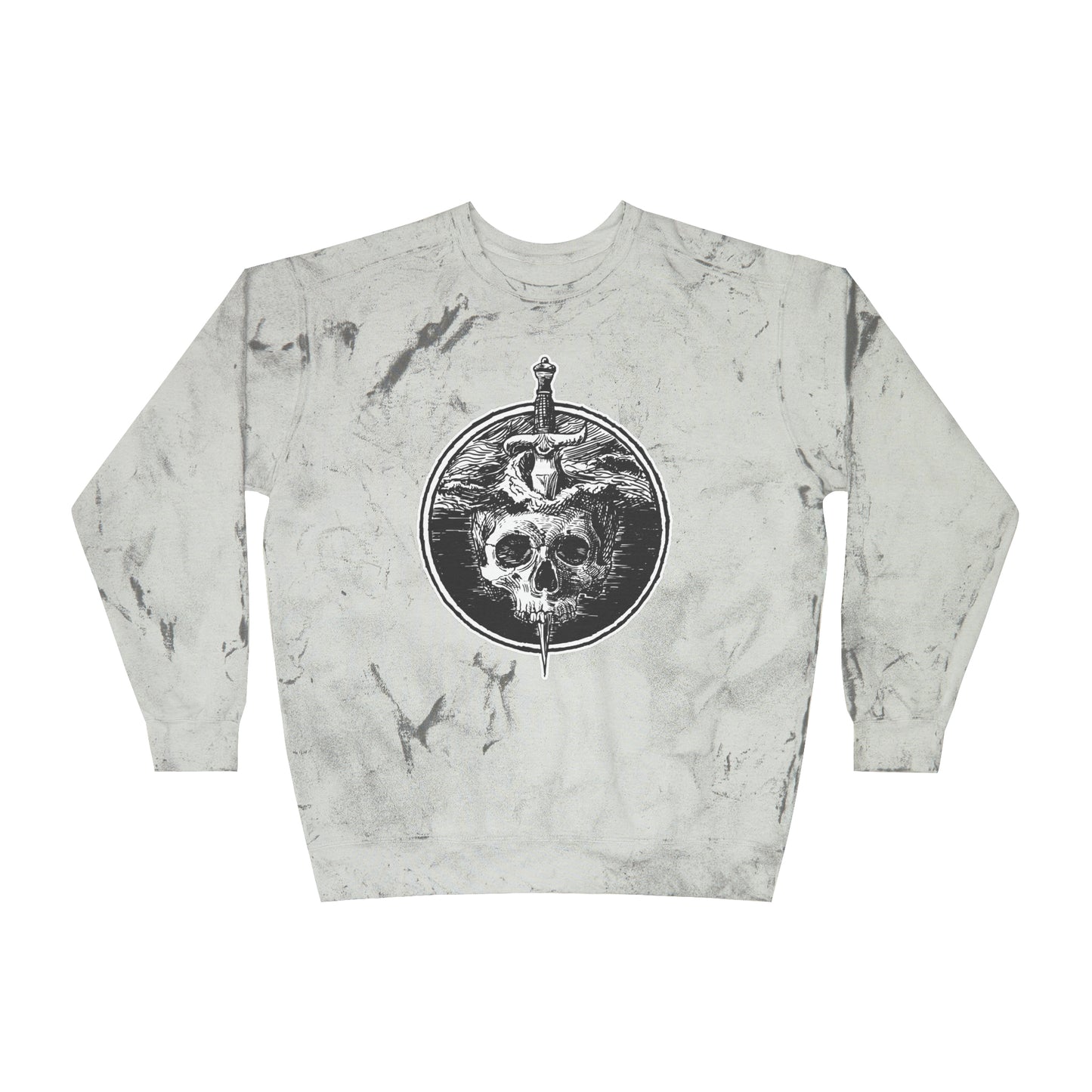 Unisex Comfort Colors Color Blast Crewneck Sweatshirt | Sea of Treachery Sigil