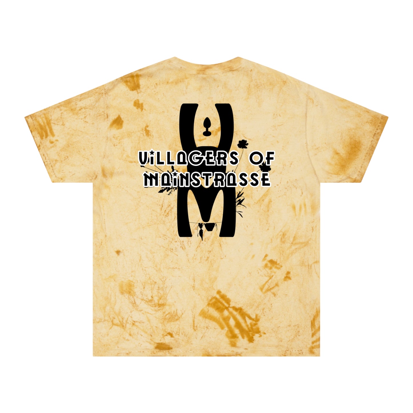 Unisex Comfort Colors Color Blast T-Shirt | Villagers of Mainstrasse VOM Words w/ Sights