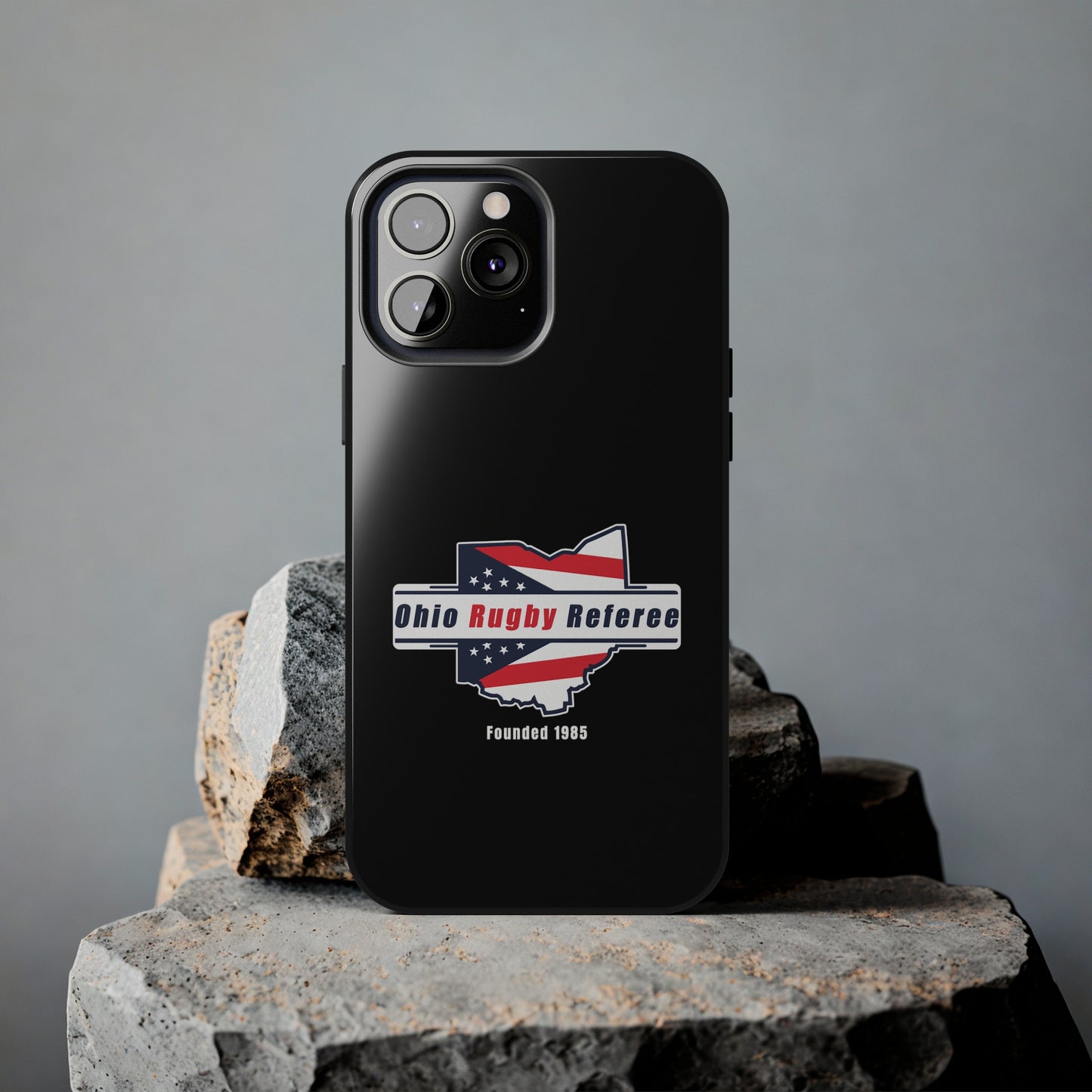 Black Tough Phone Cases | Ohio Rugby Referee Society