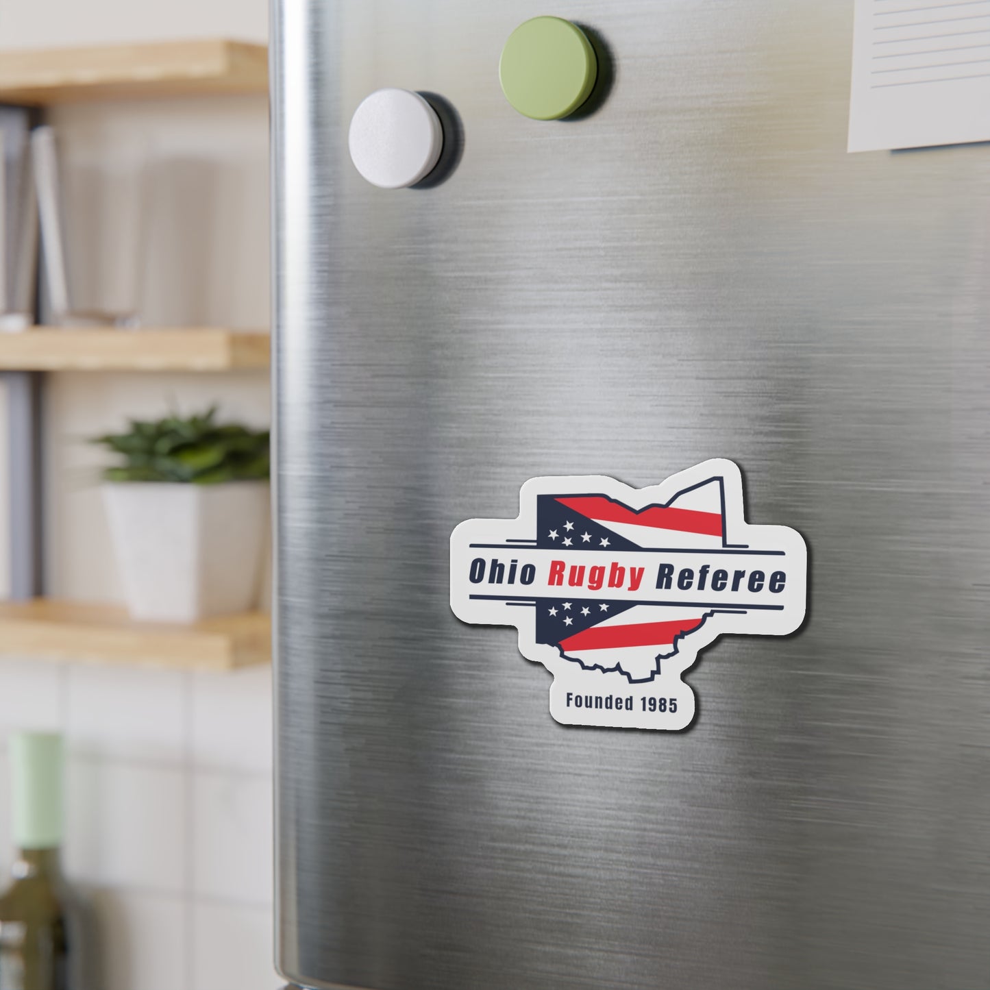 Die-Cut Magnets | Ohio Rugby Referee Society
