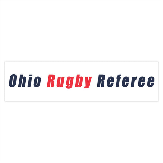 Bumper Stickers | Ohio Rugby Referee Society