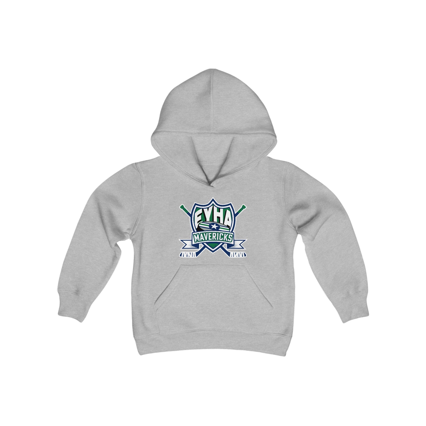 Youth Heavy Blend Hooded Sweatshirt | EYHA Mavericks