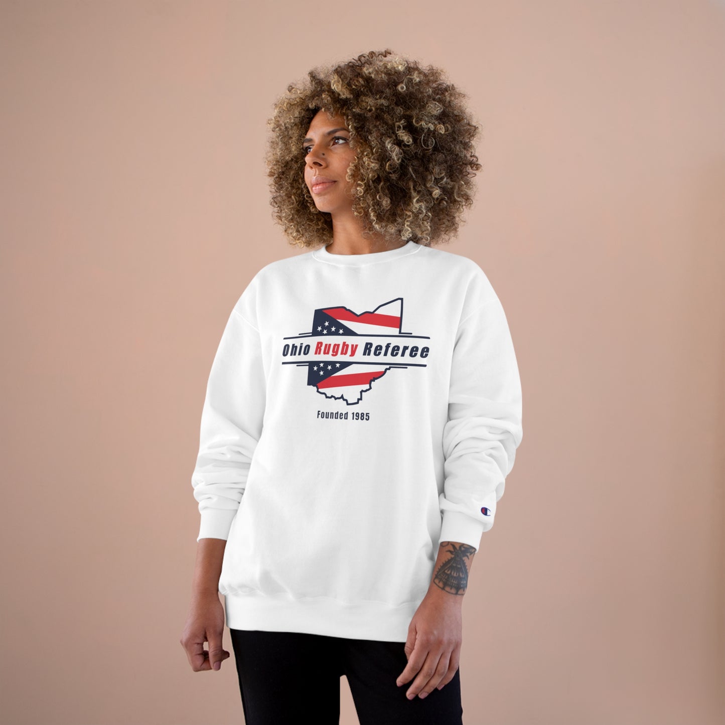 Champion Crewneck Sweatshirt | Ohio Rugby Referee Society