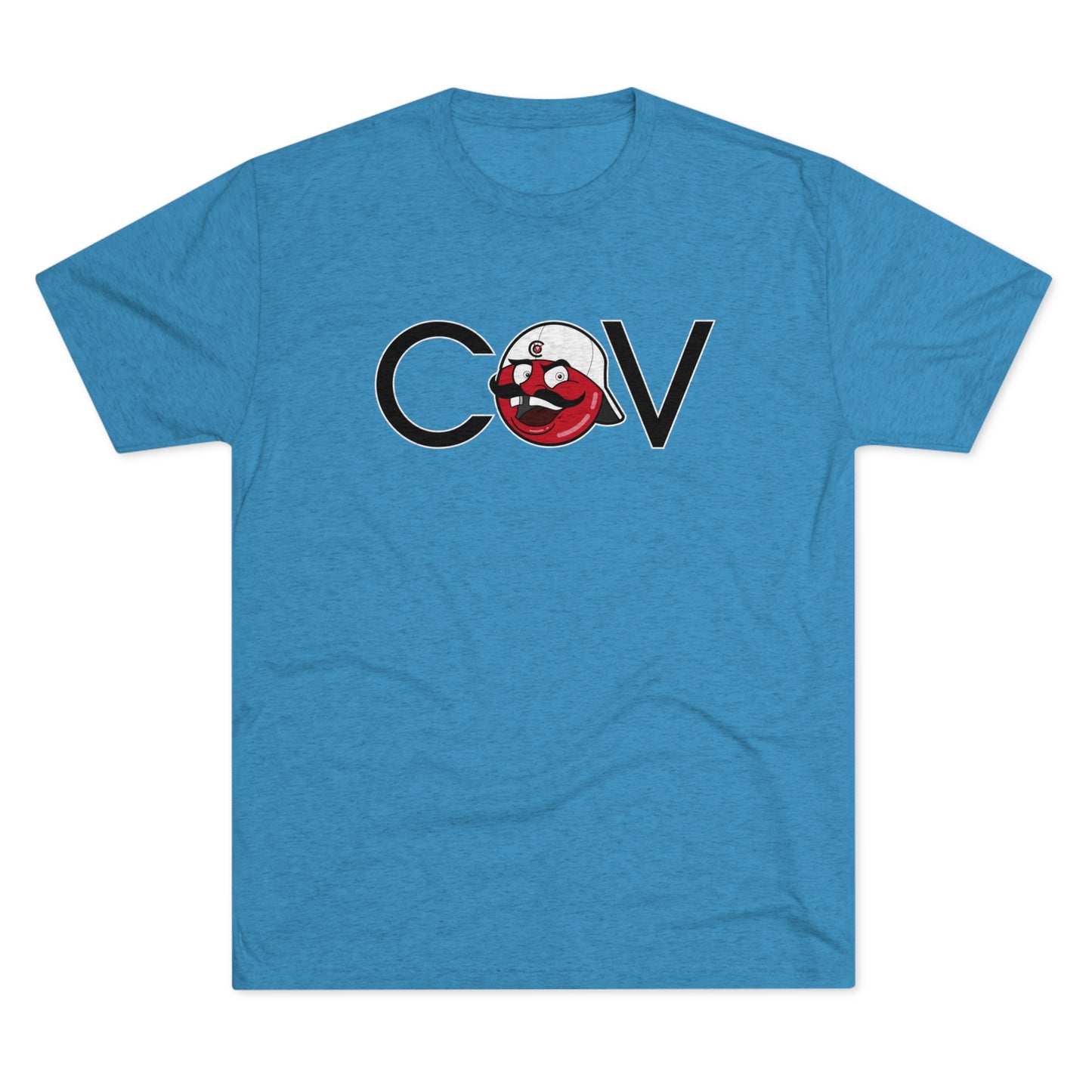 Unisex Tri-Blend Crew Tee | CSHL The COV Red Ball