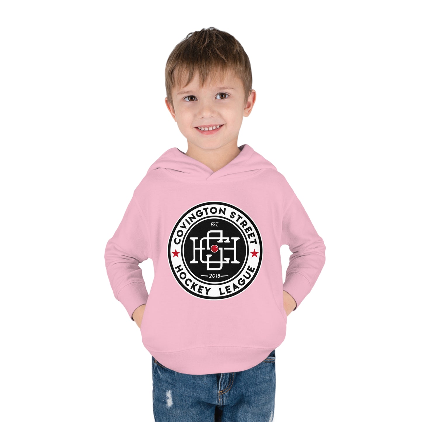 Toddler Pullover Fleece Hoodie | CSHL Logo