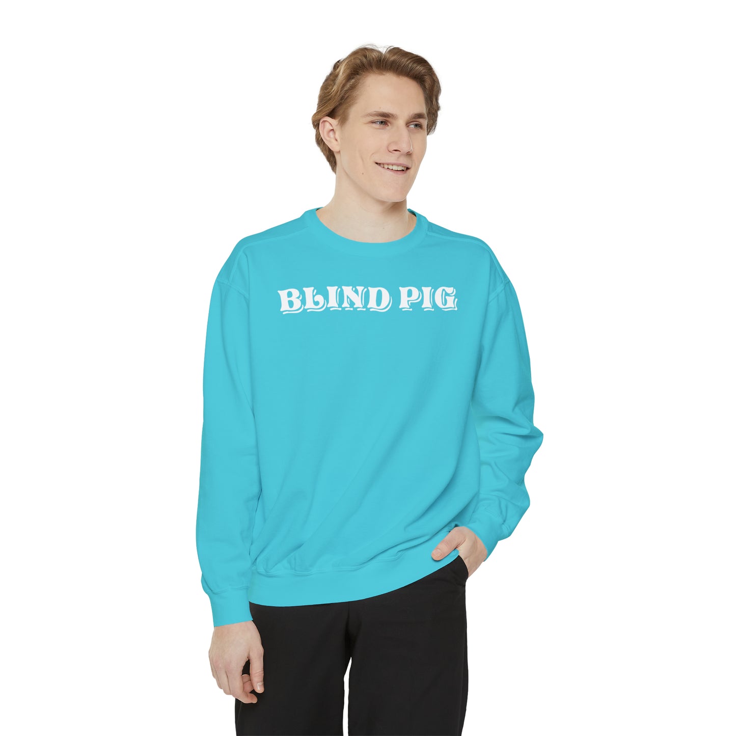 Unisex Comfort Colors Crewneck Sweatshirt | The Blind Pig Glasses