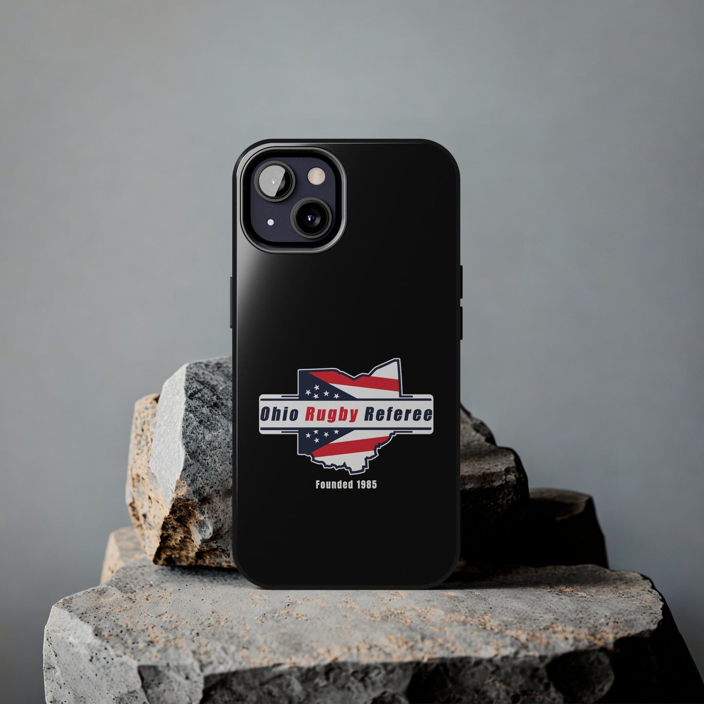 Black Tough Phone Cases | Ohio Rugby Referee Society