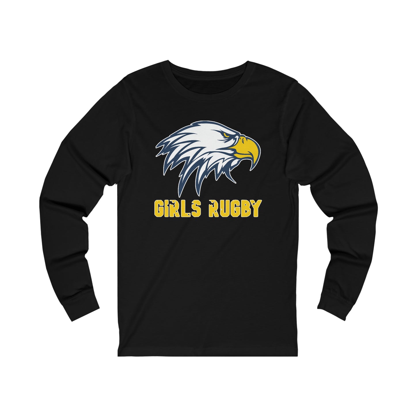 Unisex Jersey Long Sleeve Tee | Cincinnati Girls Rugby Logo Color