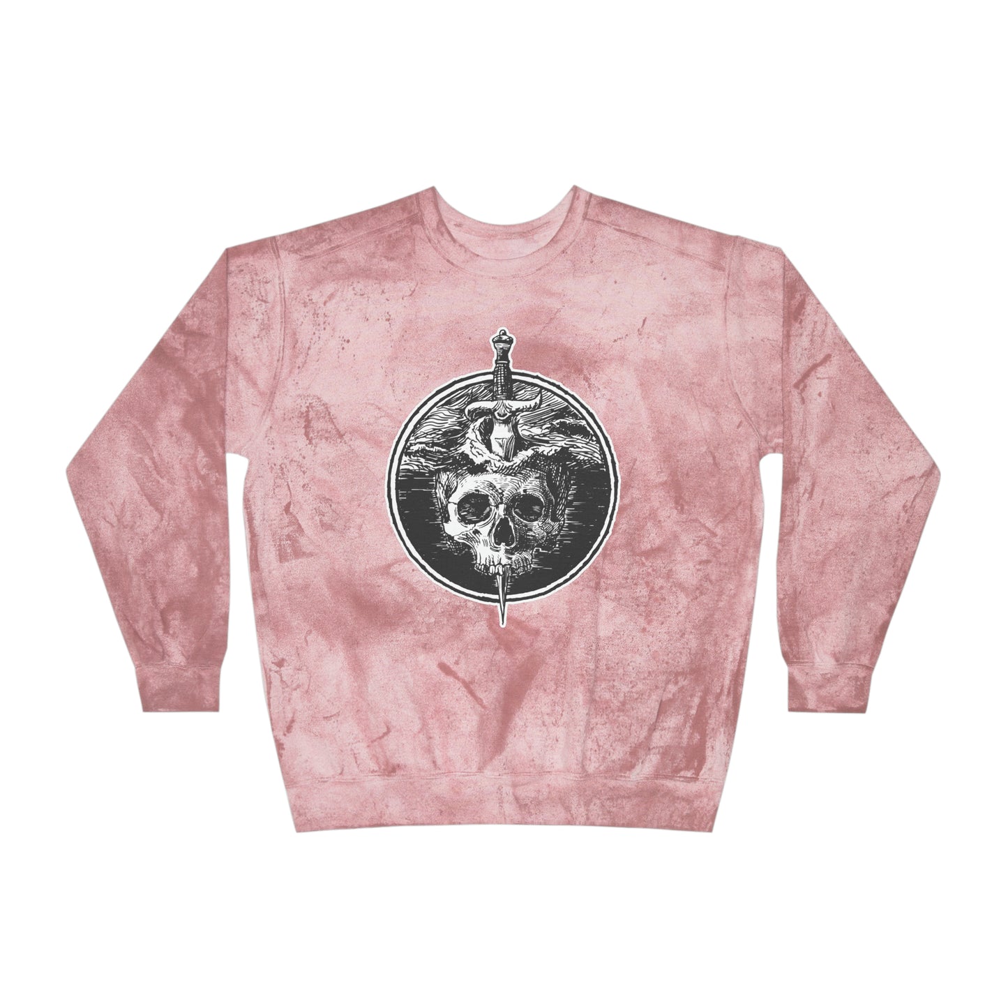 Unisex Comfort Colors Color Blast Crewneck Sweatshirt | Sea of Treachery Sigil