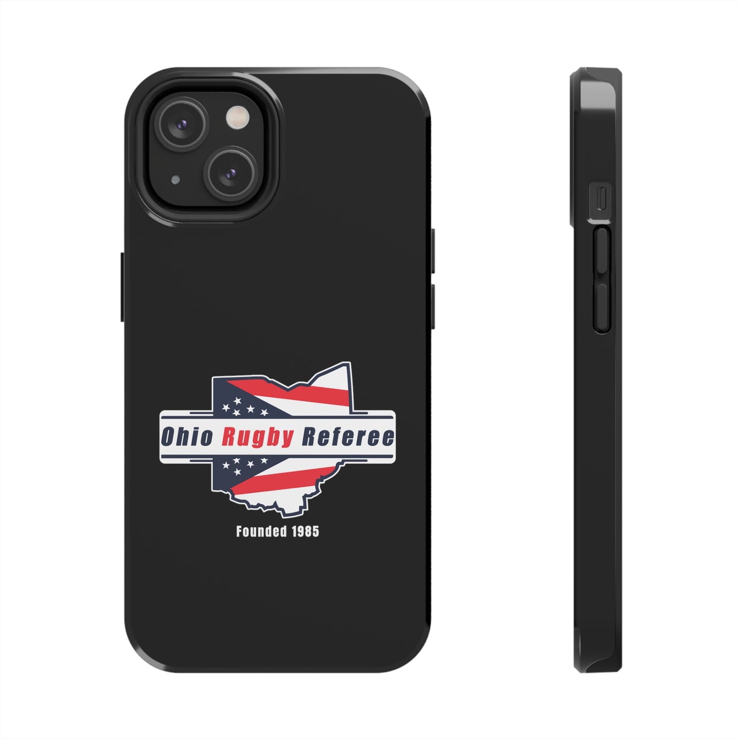 Black Tough Phone Cases | Ohio Rugby Referee Society