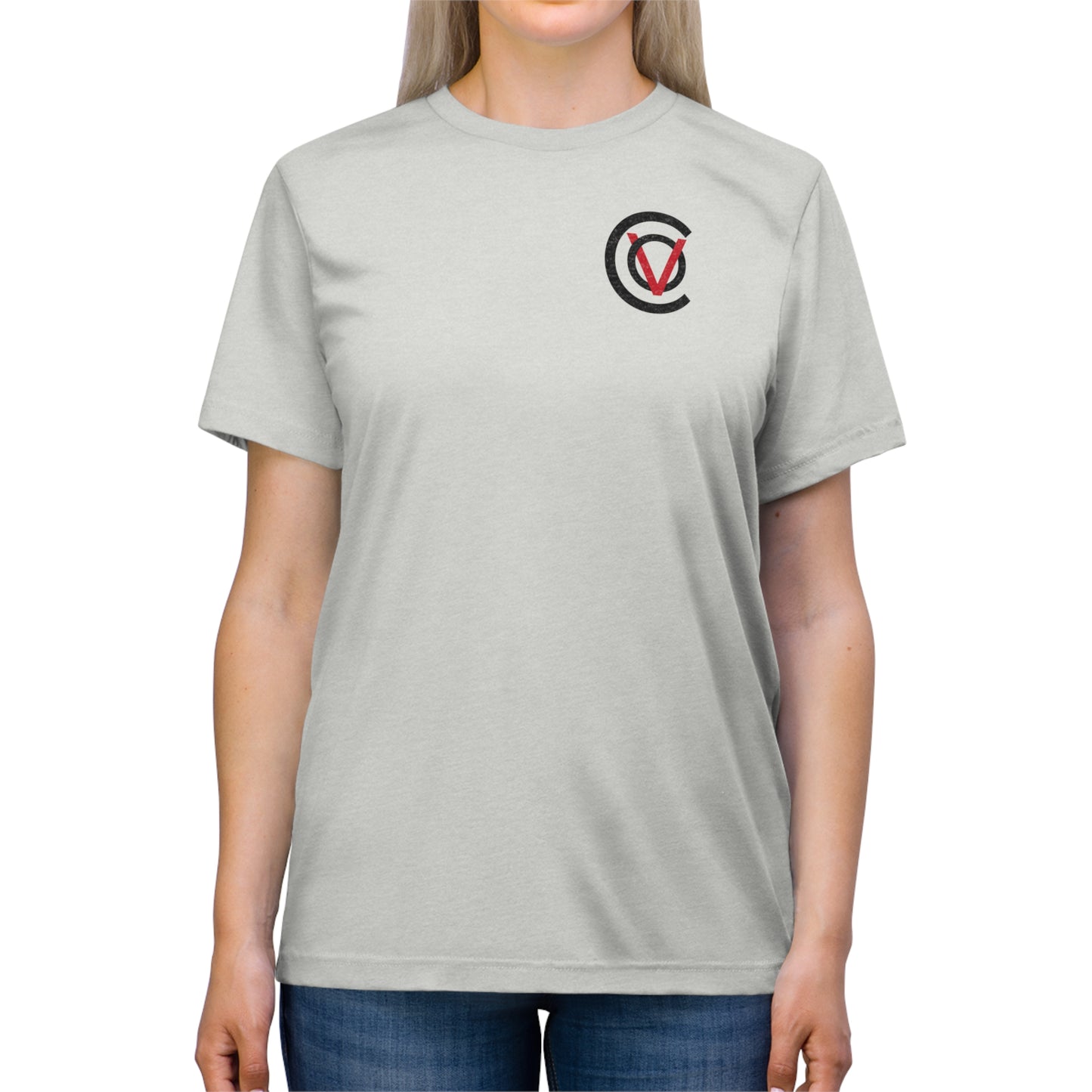Unisex Triblend Tee | CSHL Cov Red Ball
