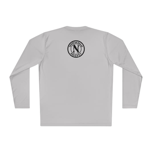 Wicking Unisex Long Sleeve | Norsemen Hockey Black Logo
