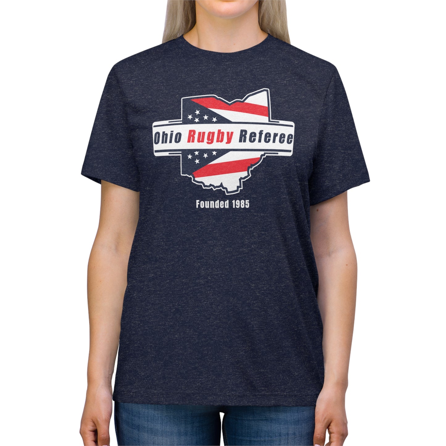 Unisex UltraSoft Triblend Tee | Ohio Rugby Referee Society