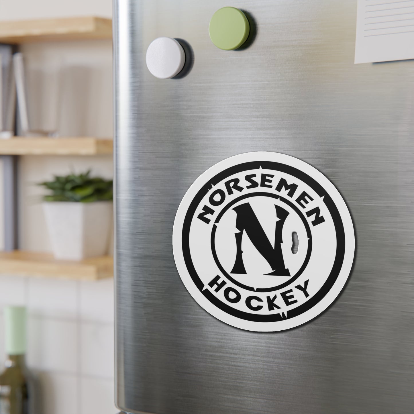 Die-Cut Magnets | Norsemen Hockey Alt Logo Black