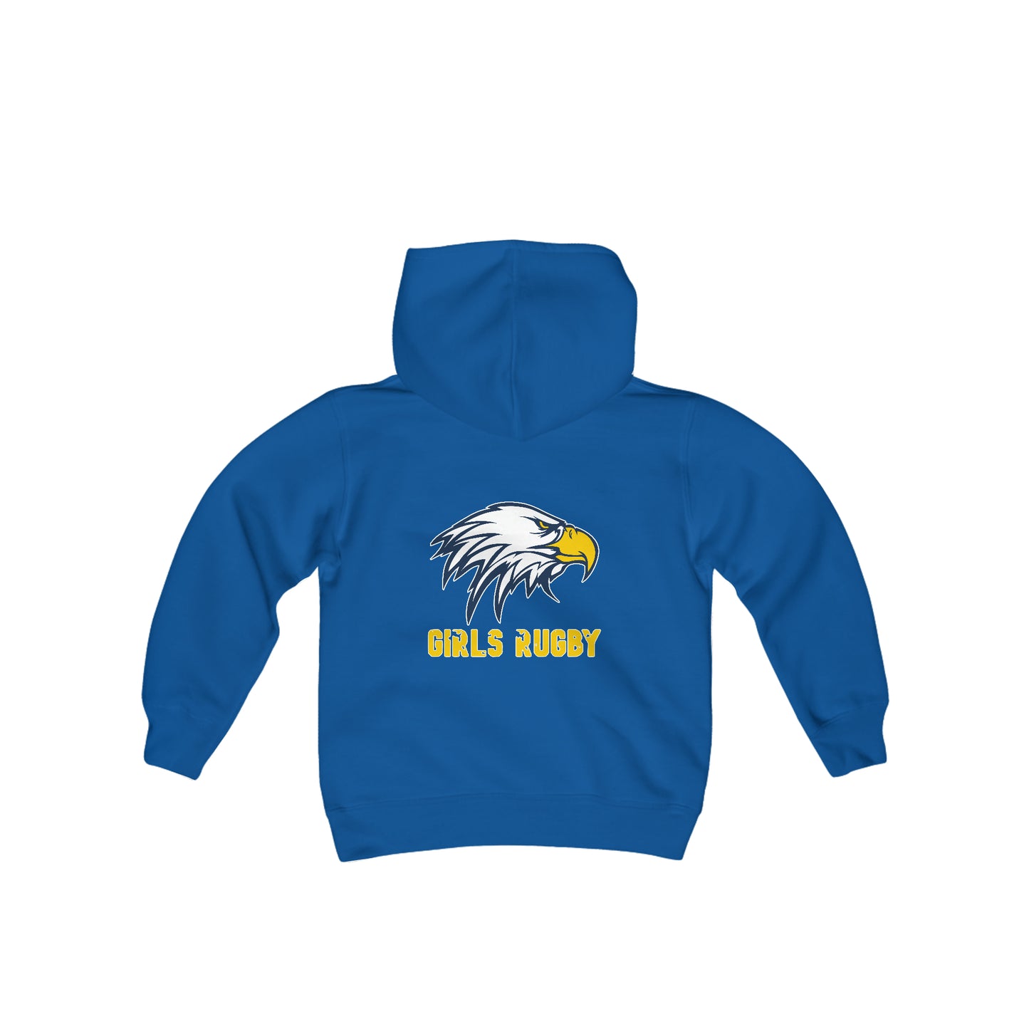 Unisex Youth Heavy Blend Hooded Sweatshirt | Cincinnati Girls Rugby Logo Color