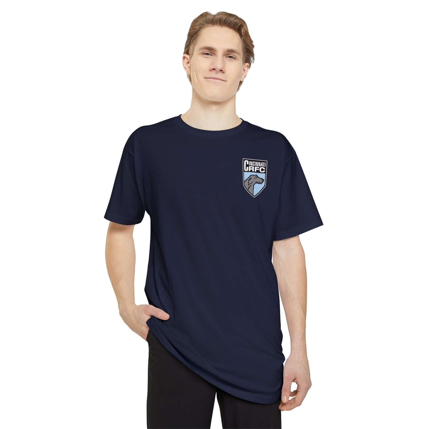 Unisex Long Body Urban Tee | CRFC Cincinnati Wolfhounds Cityscape