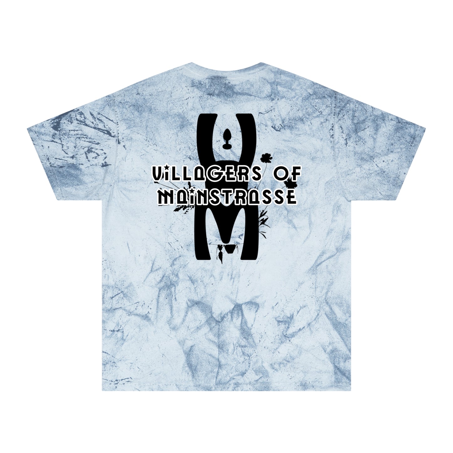 Unisex Comfort Colors Color Blast T-Shirt | Villagers of Mainstrasse VOM Words w/ Sights