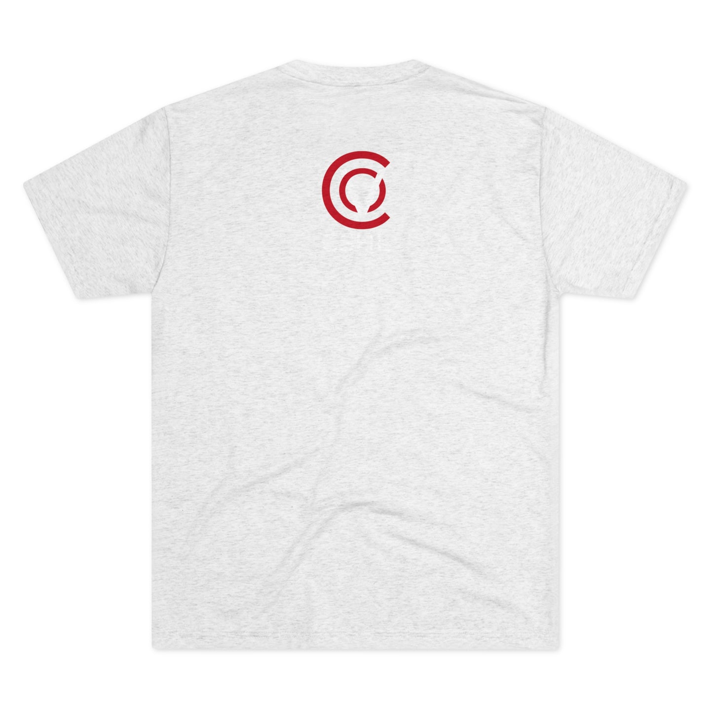 Unisex Tri-Blend Crew Tee | CSHL The COV Red Ball