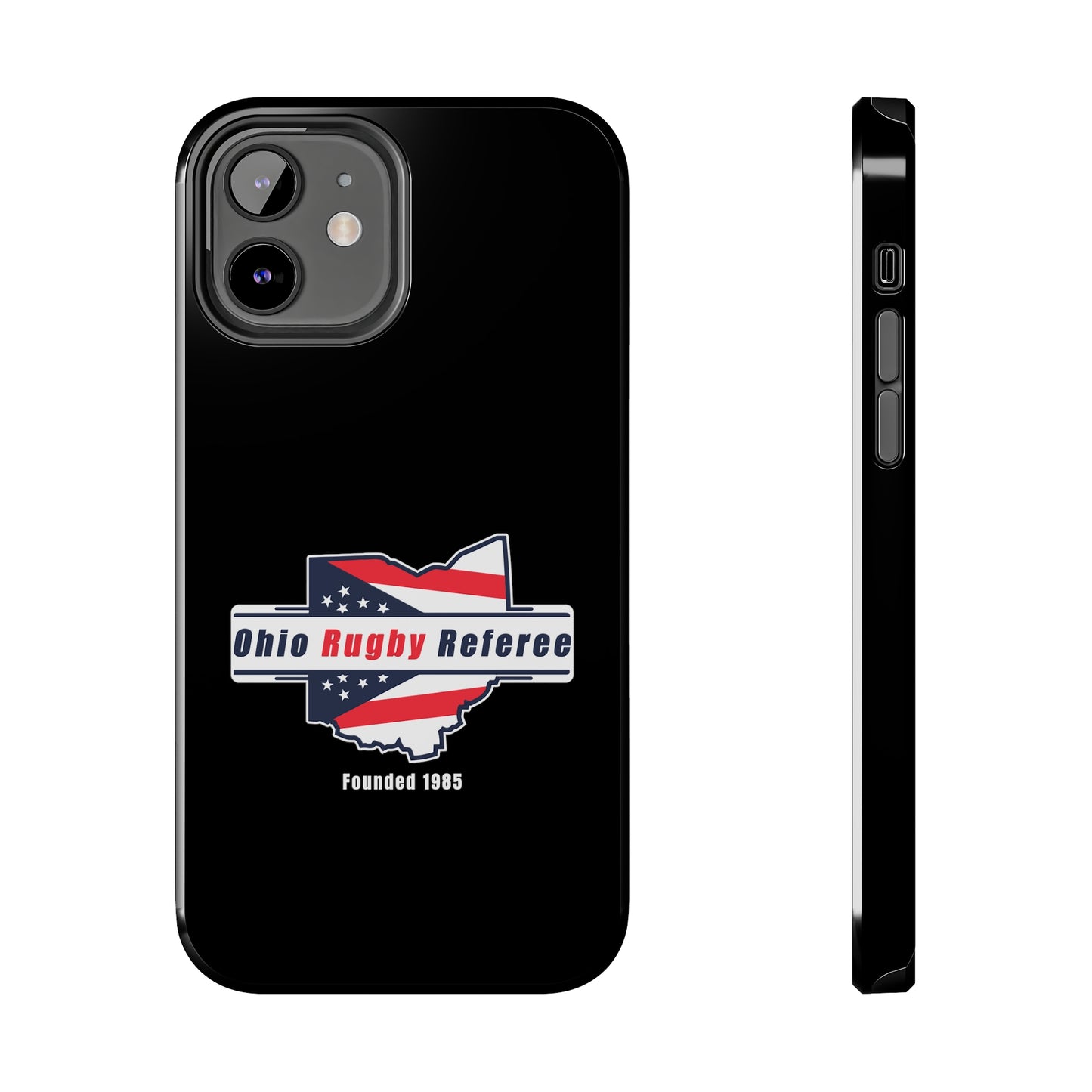 Black Tough Phone Cases | Ohio Rugby Referee Society