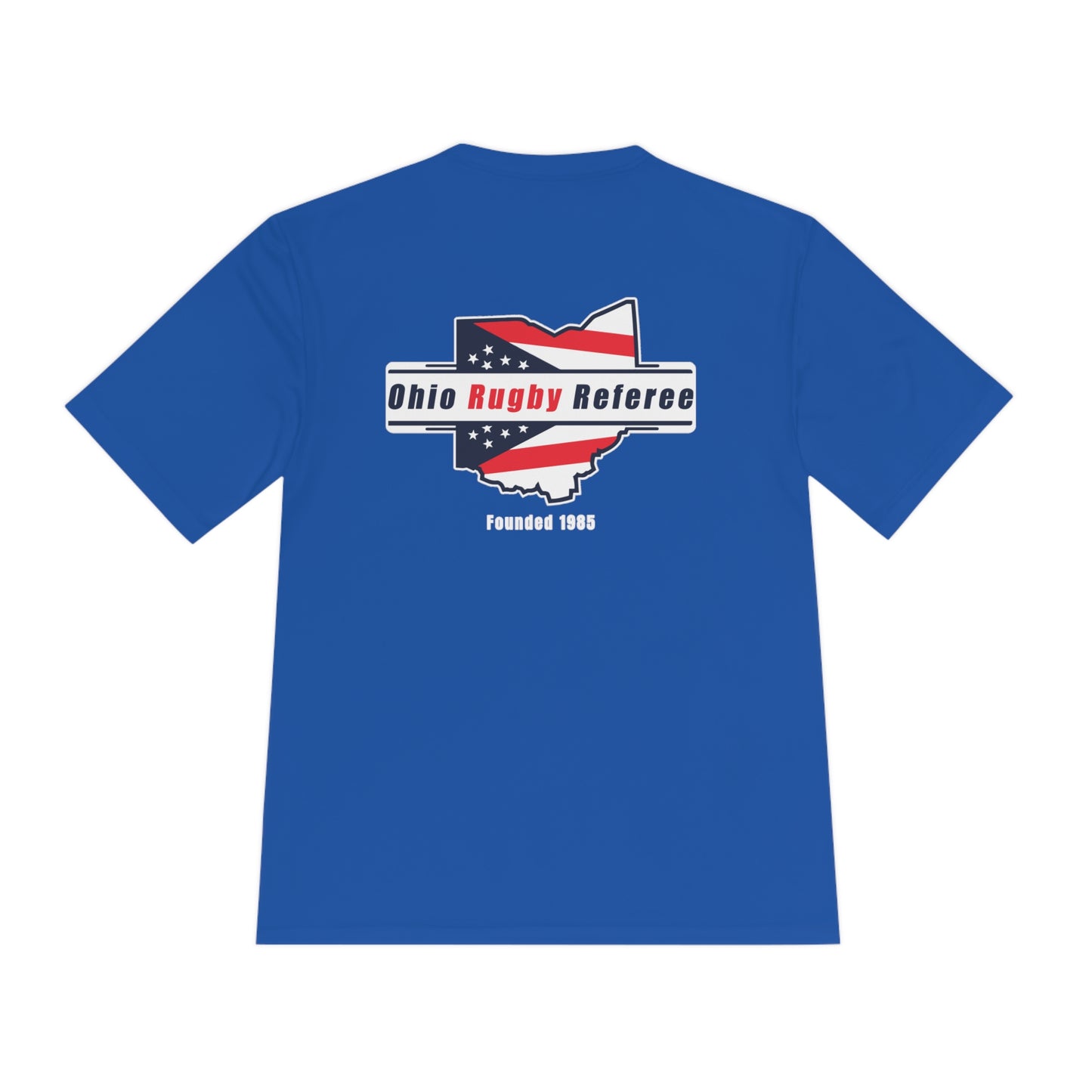 Unisex Moisture Wicking Tee | Ohio Rugby Referee Society
