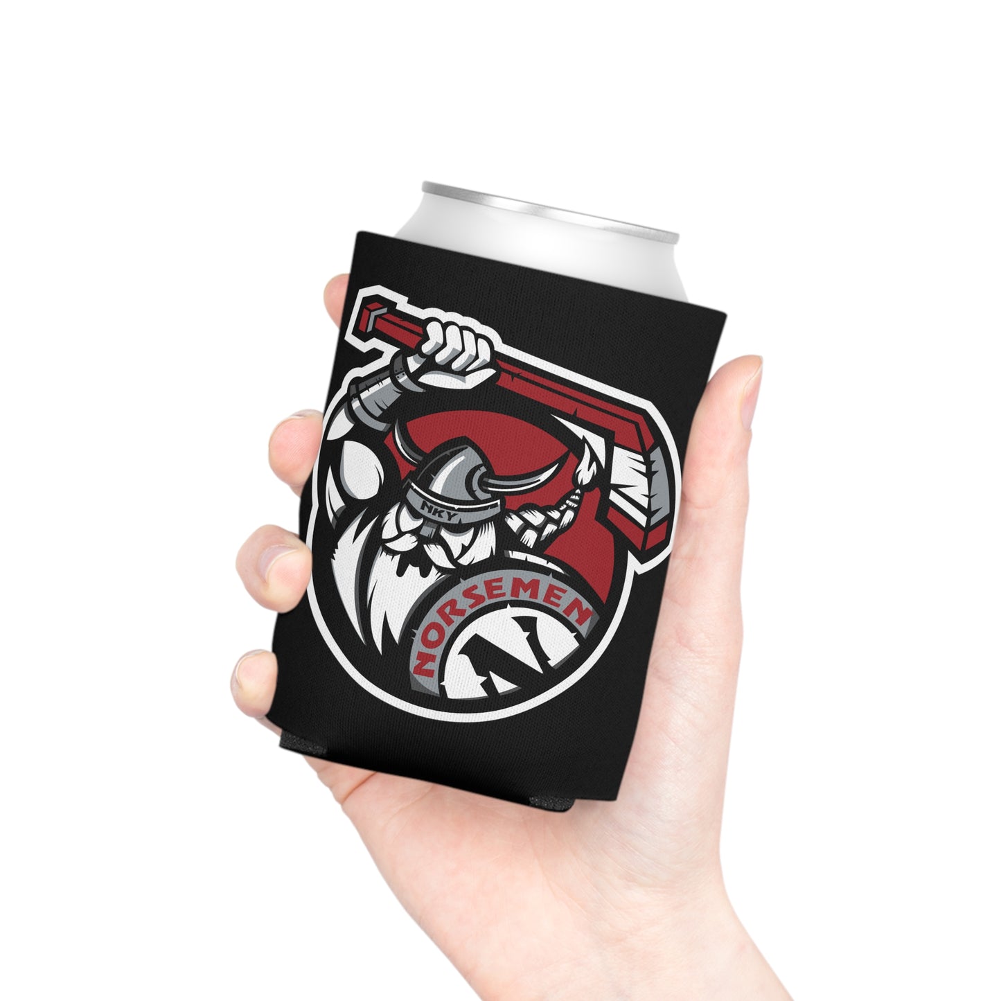 Black Coozie (Reg. & Thin) | Norsemen Hockey Color Logo