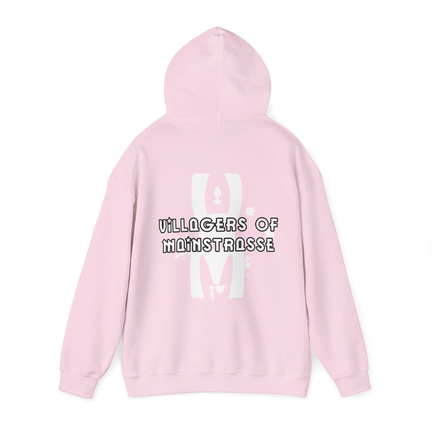 Unisex Heavy Blend™ Hoodie | Villagers of Mainstrasse VOM Words w/ Sights